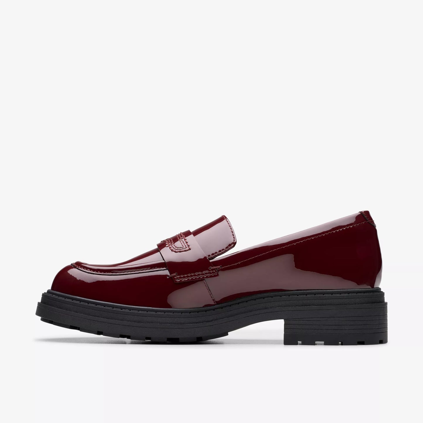 CLARKS | MOCASINES | MUJER | ORINOCO3 EDGE BURGUNDY PATENT | BURDEOS