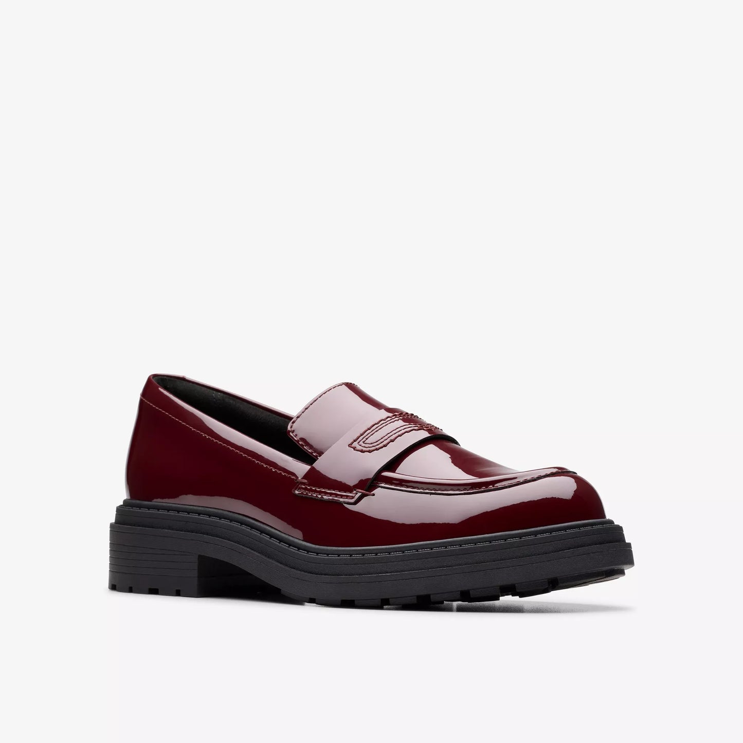 CLARKS | MOCASINES | MUJER | ORINOCO3 EDGE BURGUNDY PATENT | BURDEOS