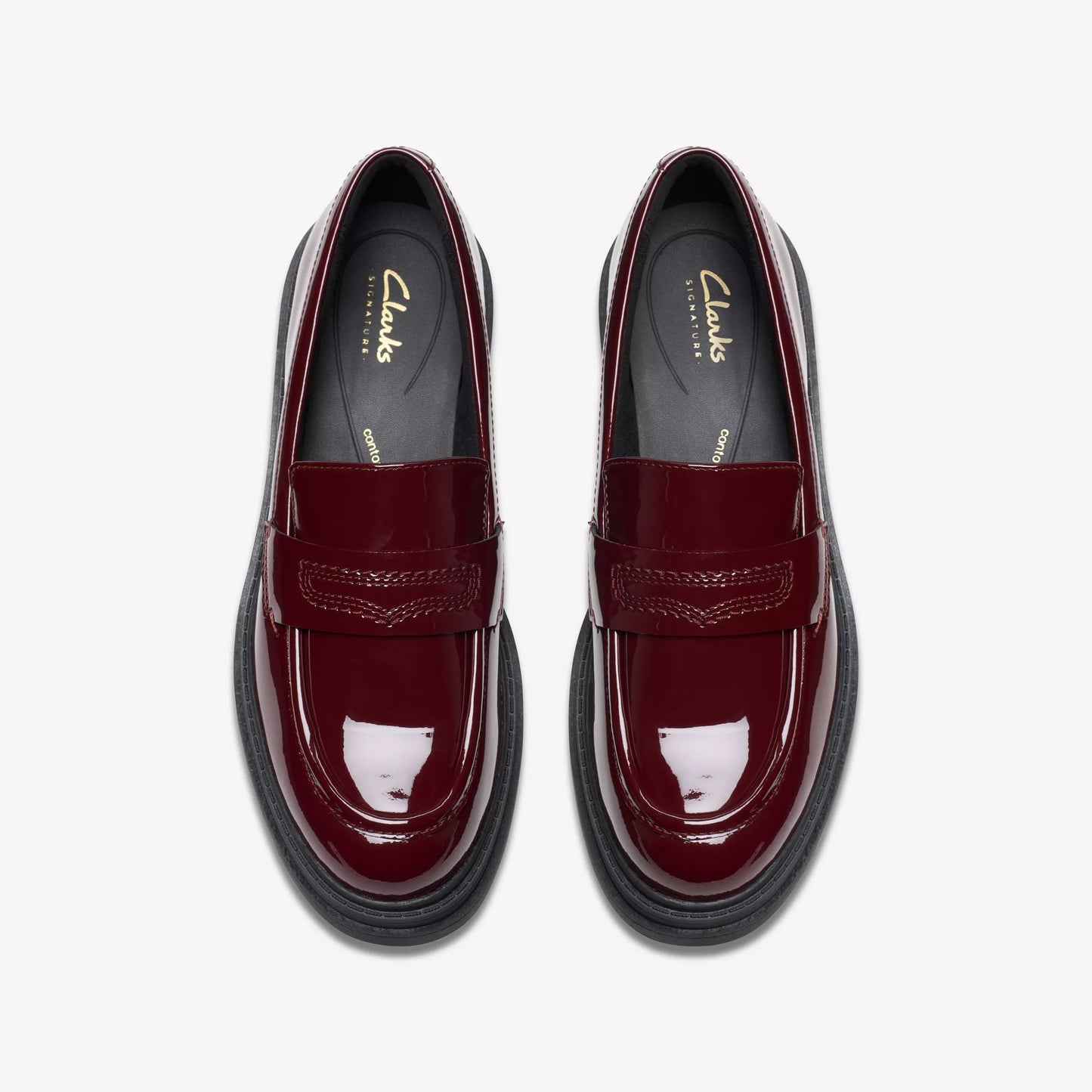 CLARKS | MOCASINES | MUJER | ORINOCO3 EDGE BURGUNDY PATENT | BURDEOS