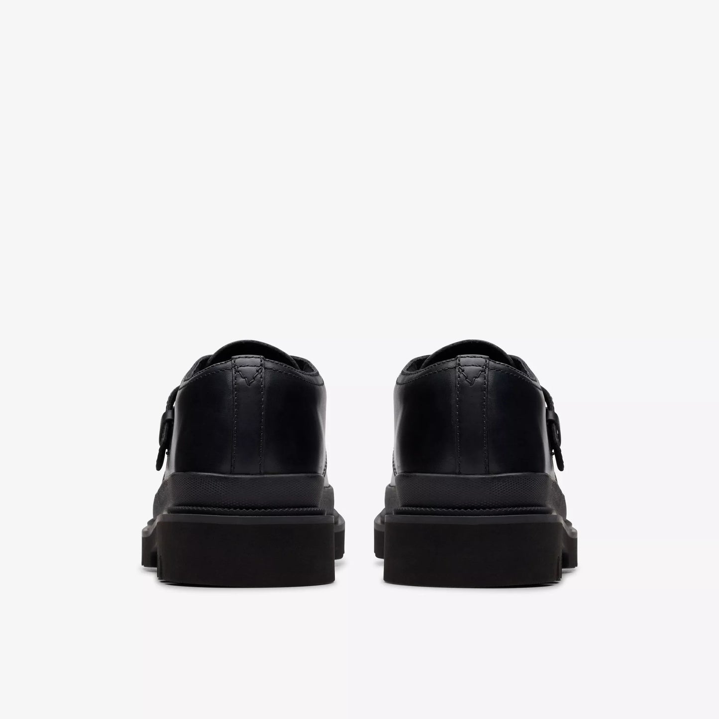 CLARKS | ZAPATOS CASUAL | HOMBRE | BADELL MONK BLACK LEATHER | NEGRO