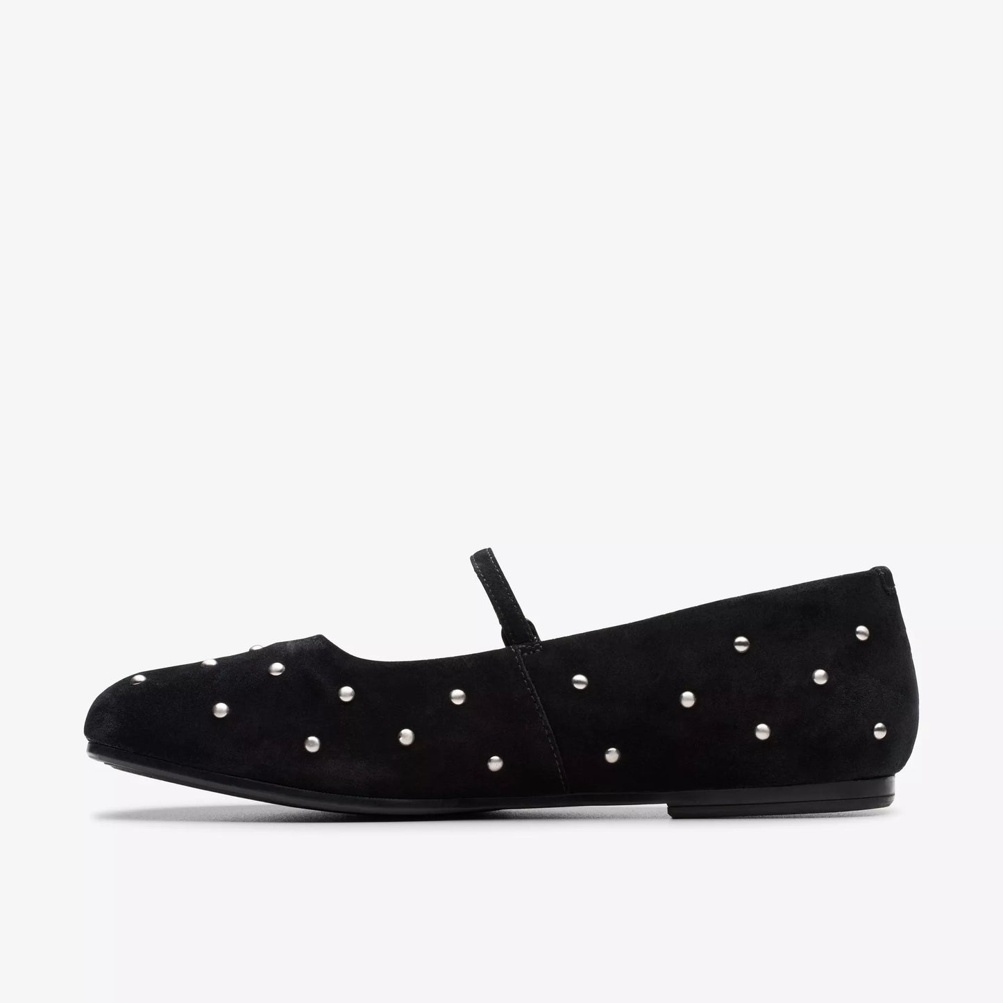 CLARKS | BAILARINAS | MUJER | LIVIA STUD BLACK SUEDE | NEGRO