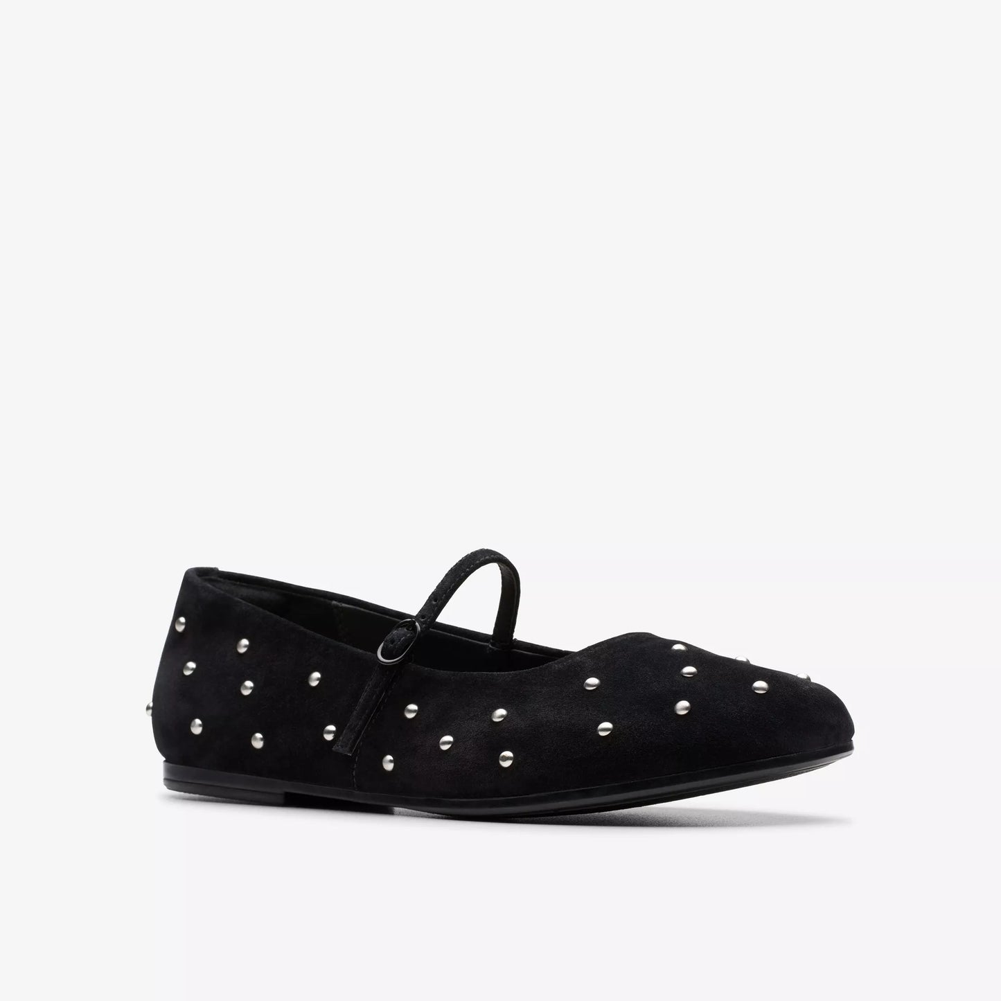 CLARKS | BAILARINAS | MUJER | LIVIA STUD BLACK SUEDE | NEGRO