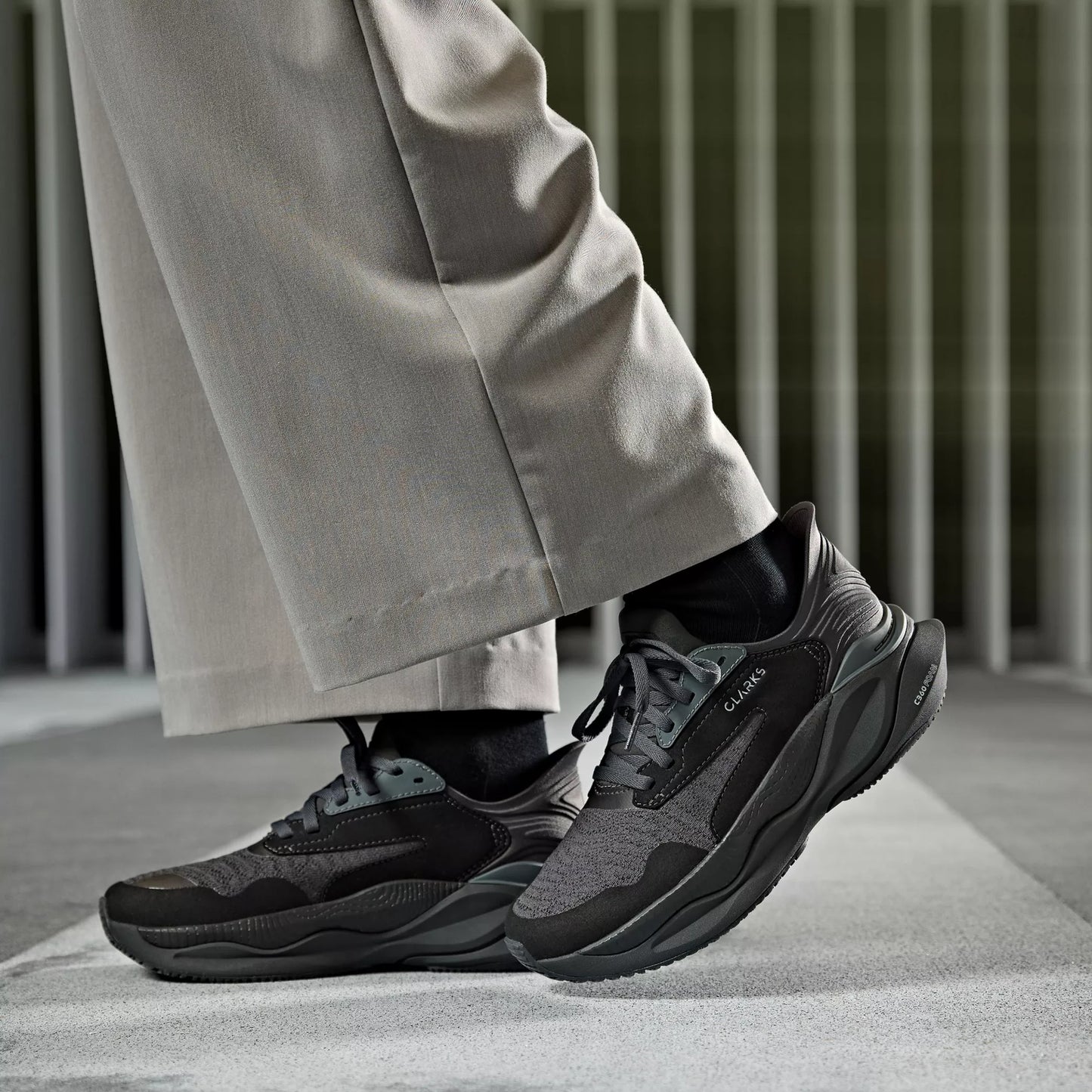 CLARKS | SNEAKERS | MUJER | CLARKS PACE BLACK | NEGRO