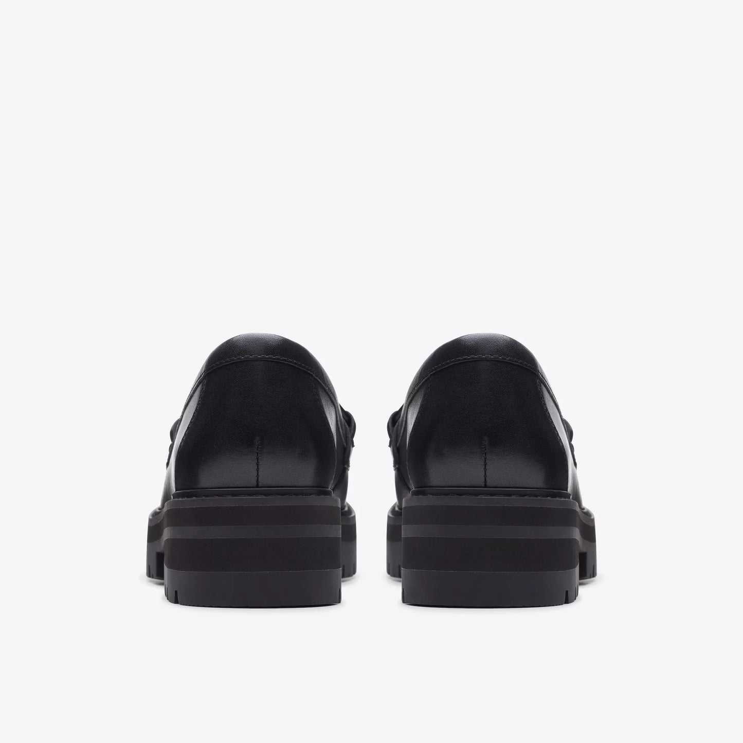 Zapatos Casual De La Marca Clarks Para Mujer Modelo Orianna Bit Black Leather En Color Negro