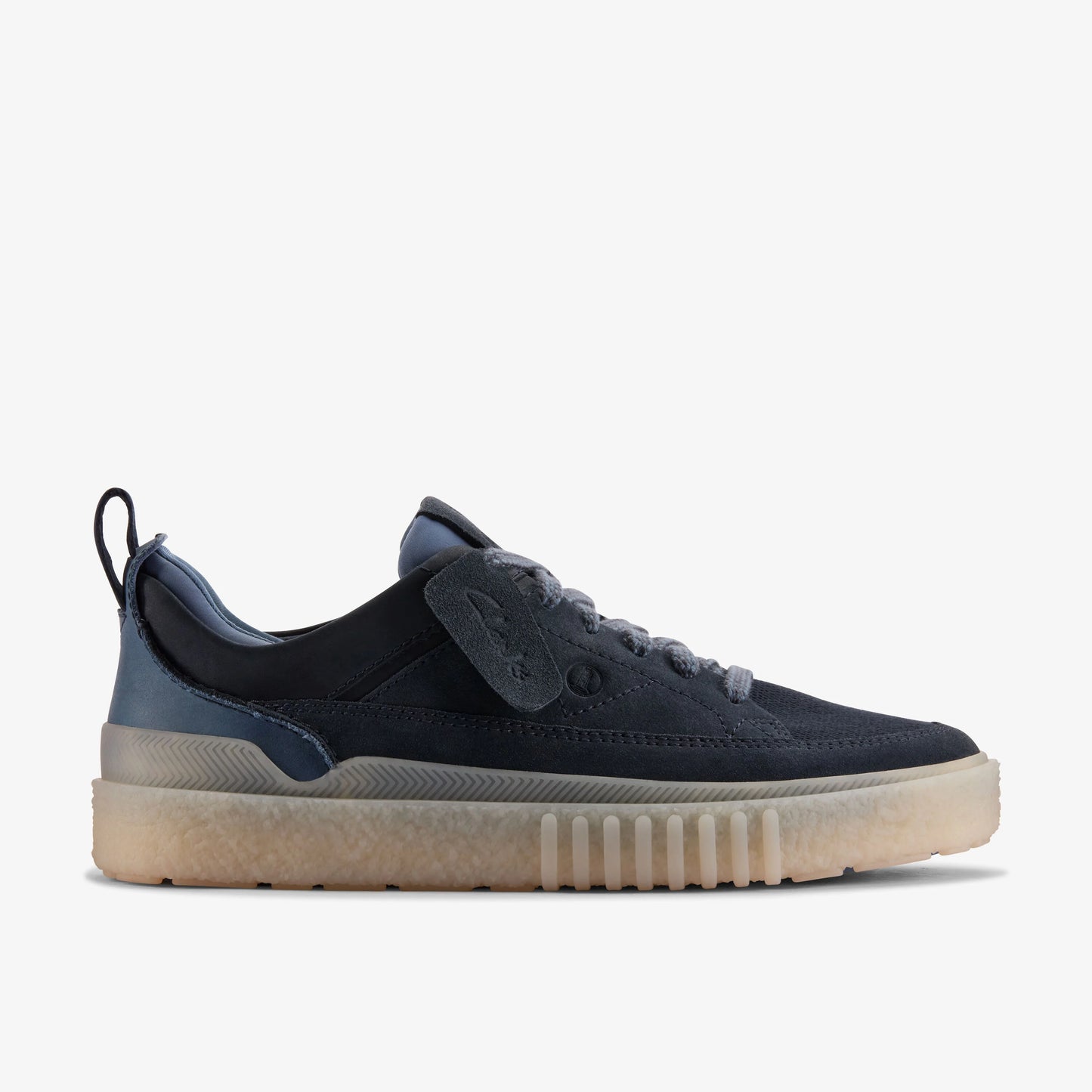 Zapatos Casual De La Marca Clarks Para Hombre Modelo Somerset Lace Navy Suede En Color Azul