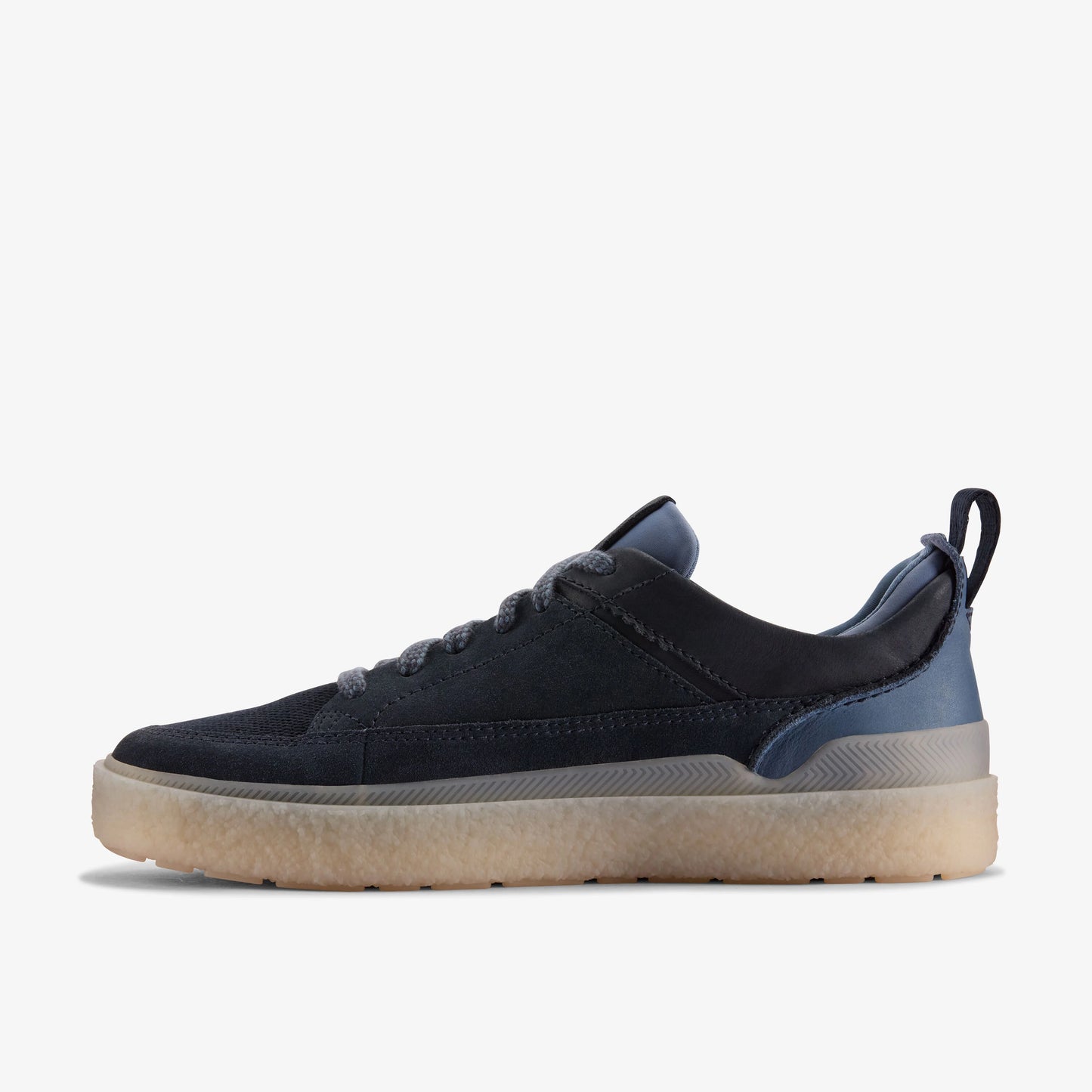Zapatos Casual De La Marca Clarks Para Hombre Modelo Somerset Lace Navy Suede En Color Azul