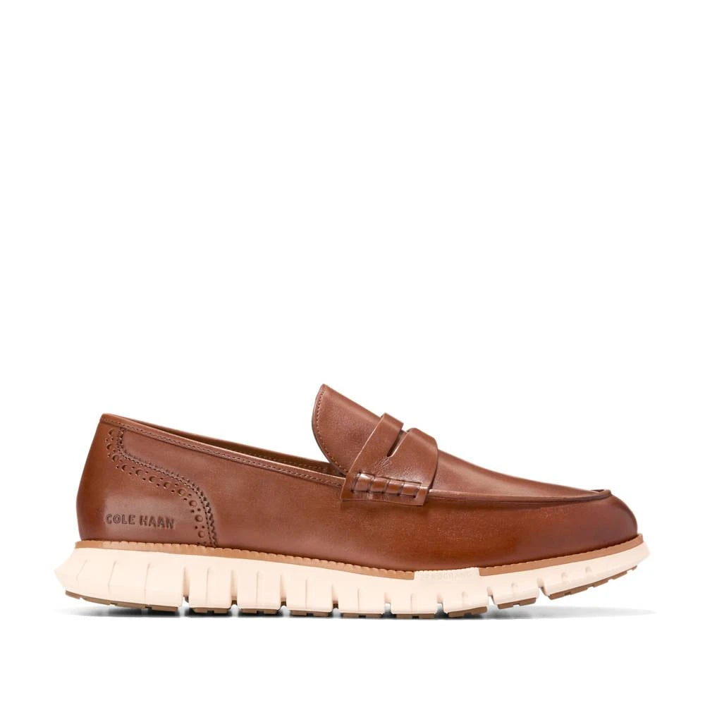 COLE HAAN Zerogrand Remastered Penny Loafers: ブラウン ローファー