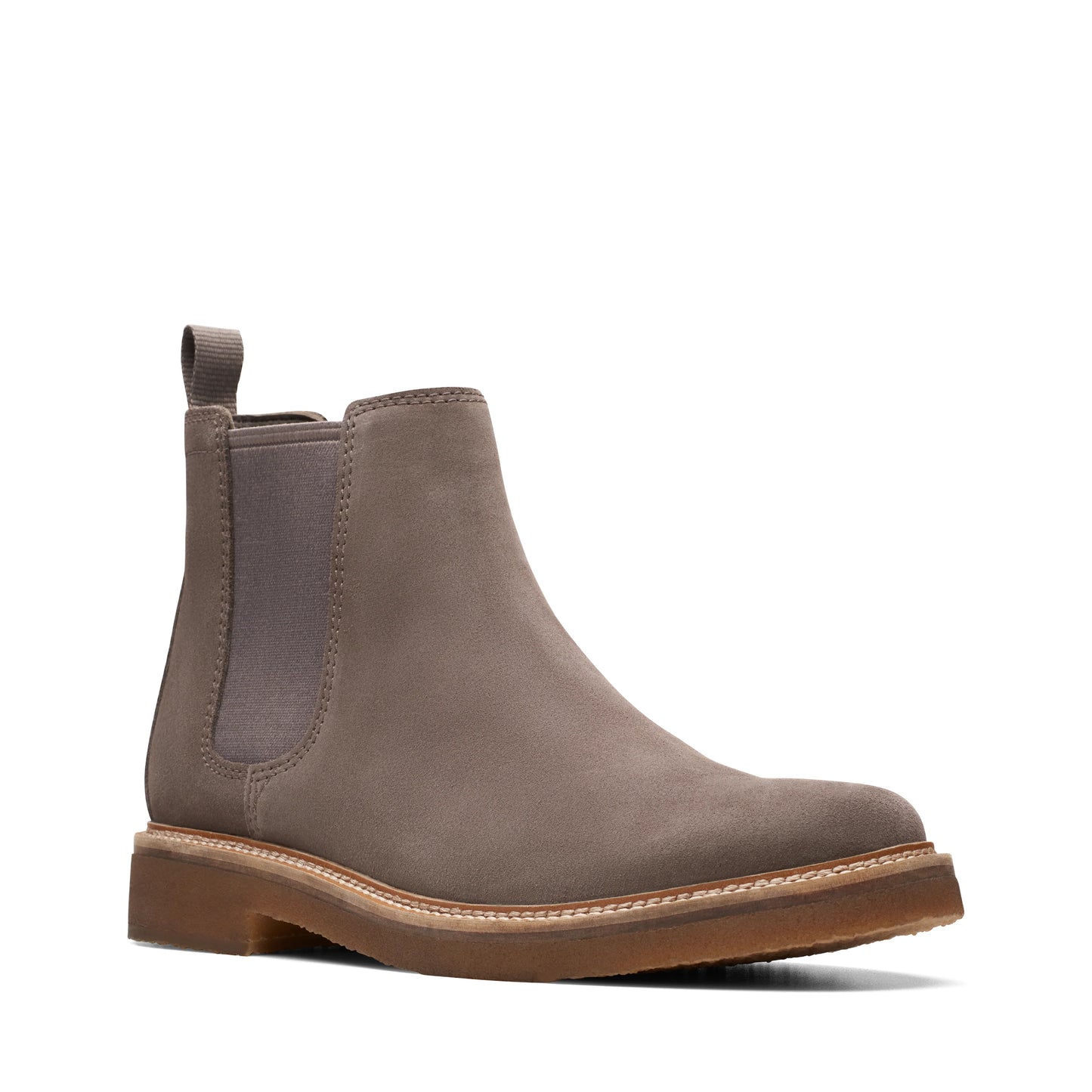 Botines Chelsea De La Marca Clarks Para Hombre Modelo Clarkdale Easy Grey Suede En Color Gris