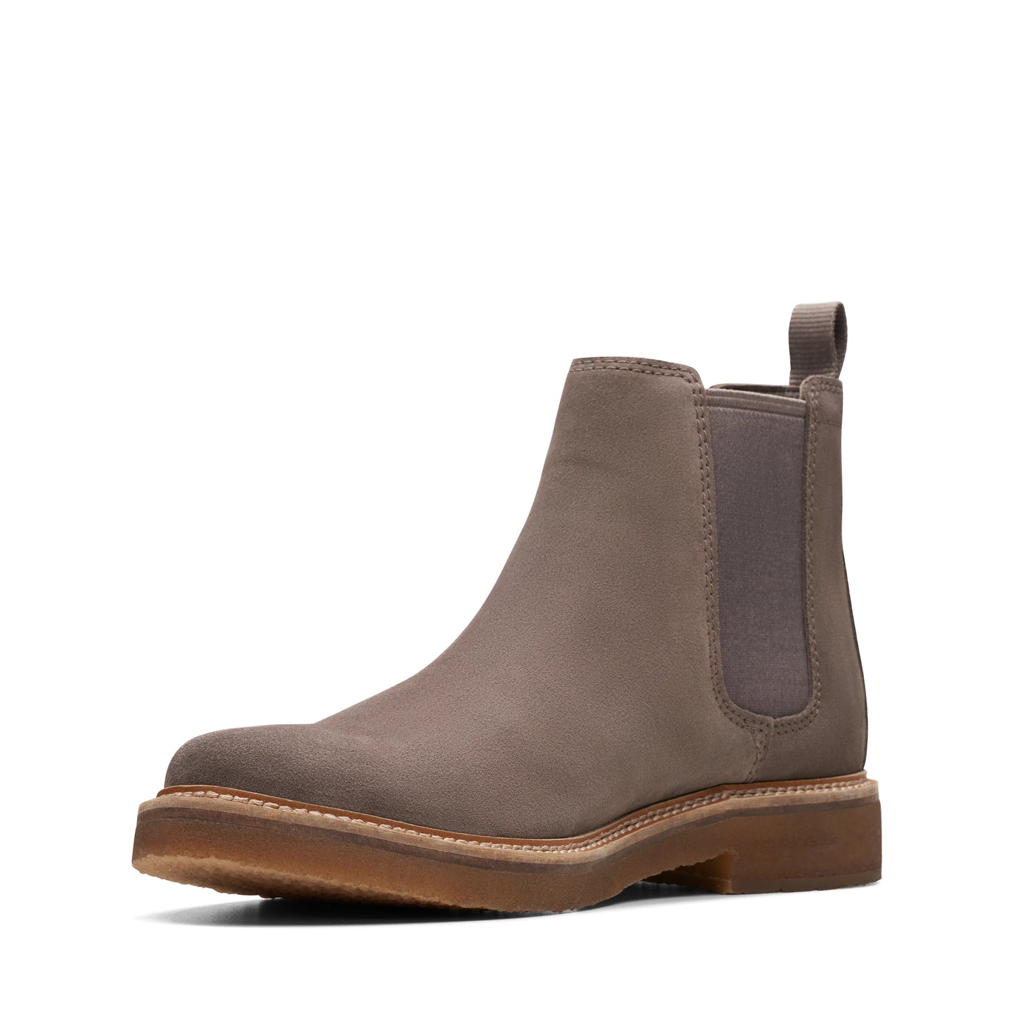 Botines Chelsea De La Marca Clarks Para Hombre Modelo Clarkdale Easy Grey Suede En Color Gris