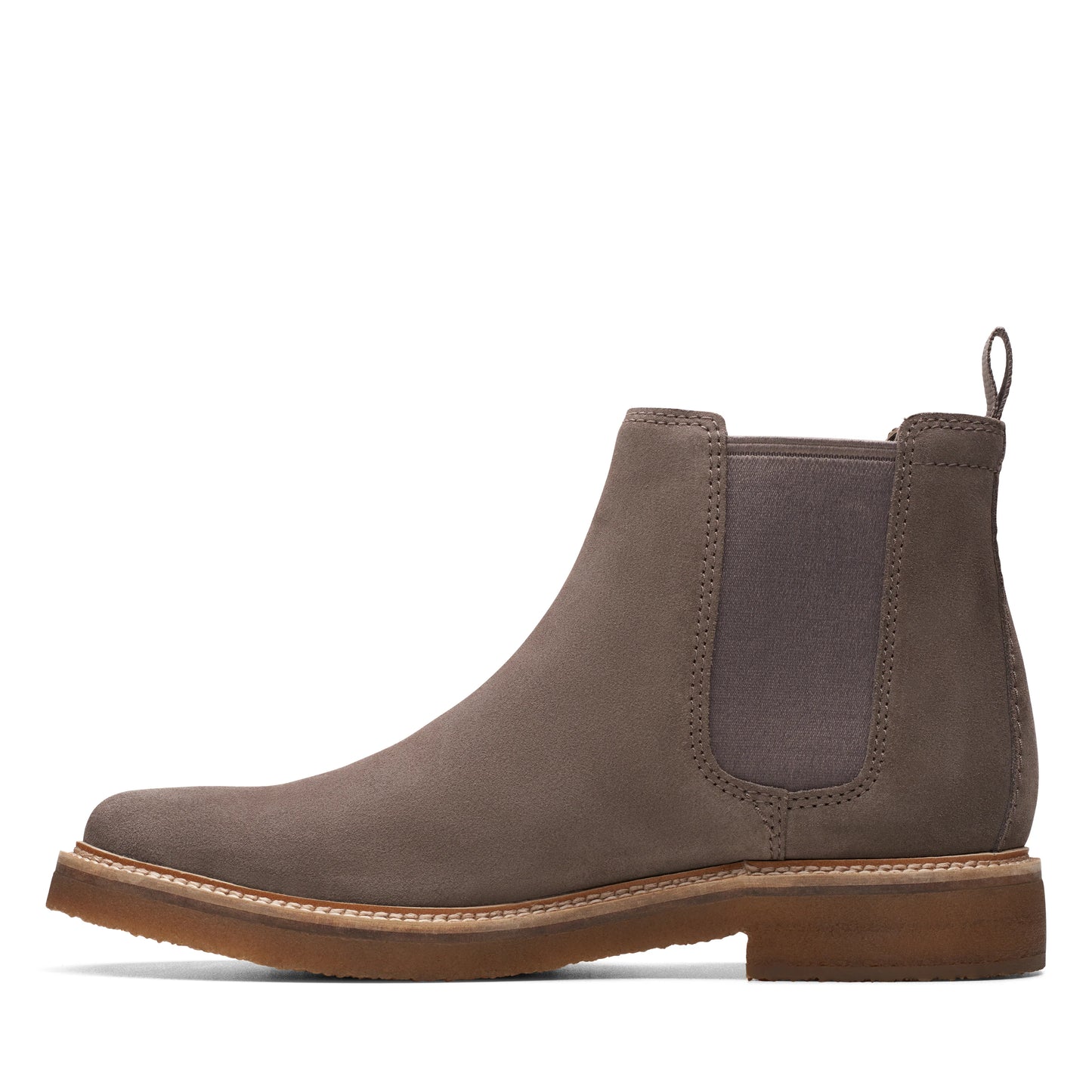 Botines Chelsea De La Marca Clarks Para Hombre Modelo Clarkdale Easy Grey Suede En Color Gris