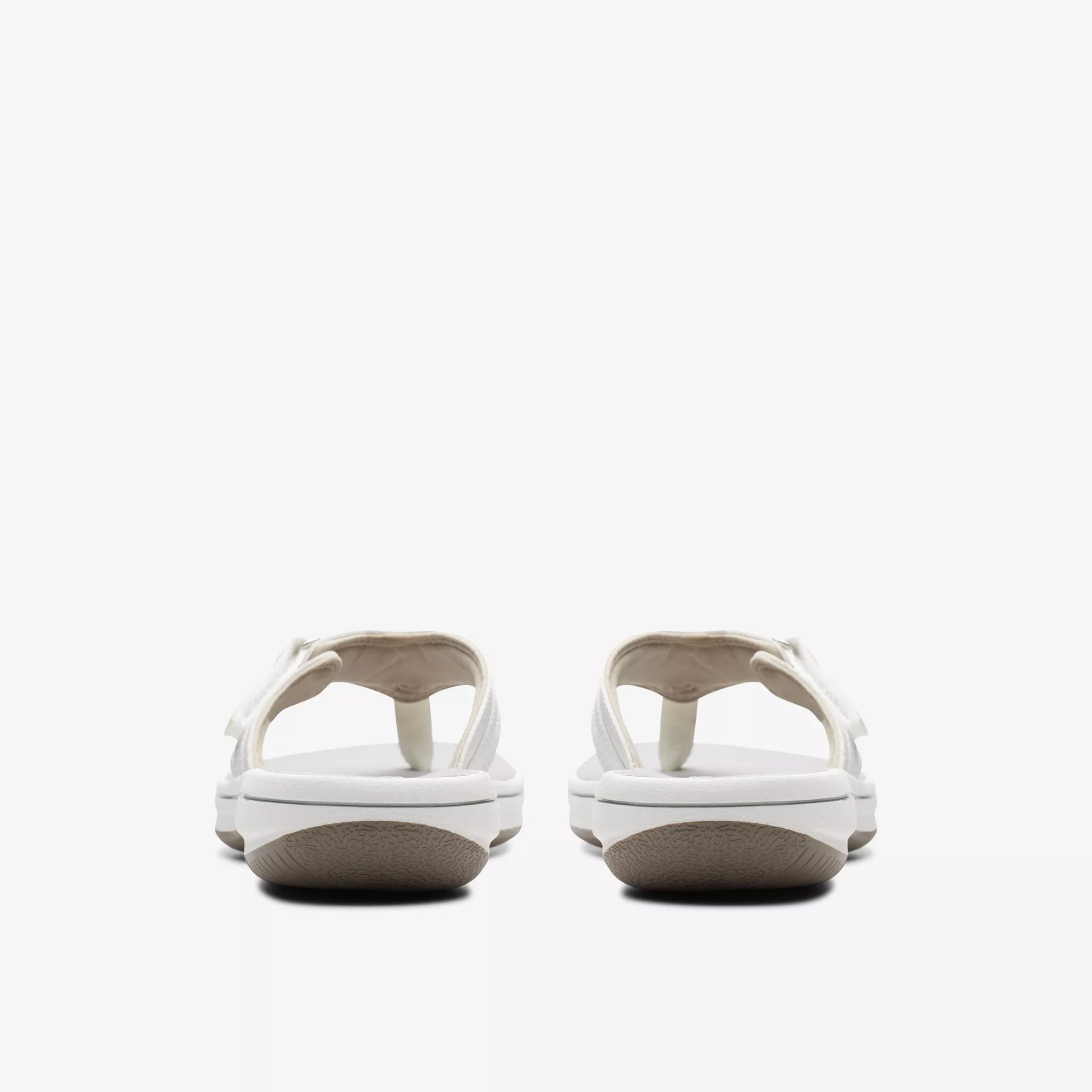 Sandalias De La Marca Clarks  Para Mujer Modelo Brinkley Sea White Synthetic En Color Blanco
