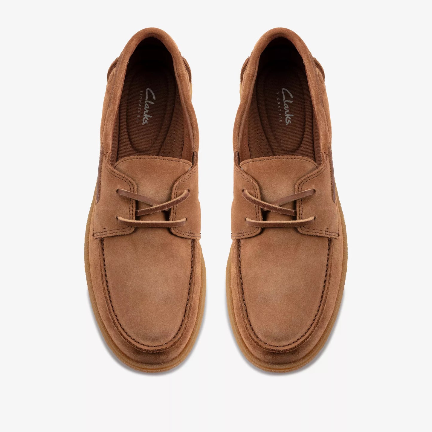 Mocasines De La Marca Clarks Para Hombre Modelo Clarkbay Go Cola Suede En Color Marrón