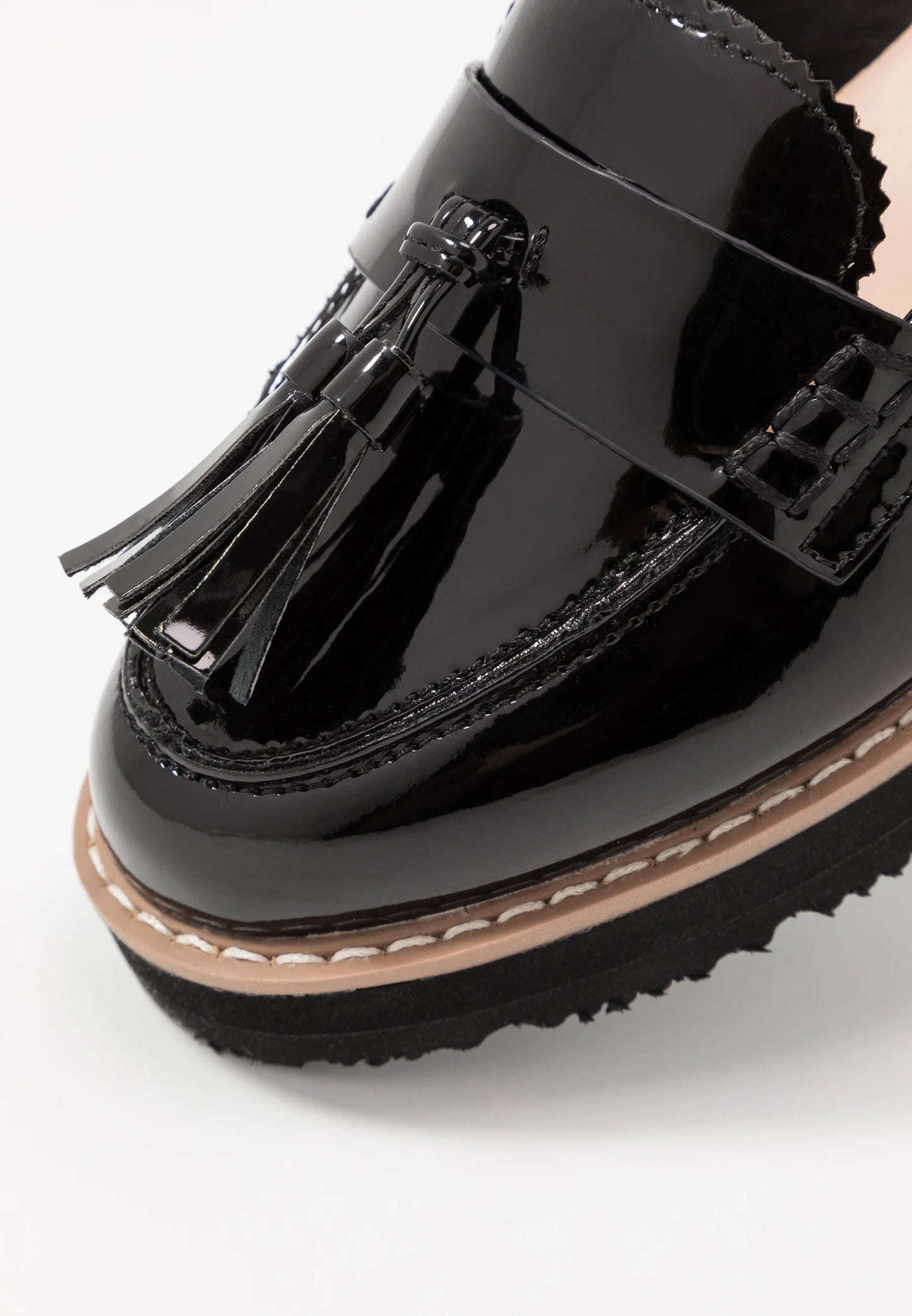 Mocasines De La Marca Clarks Para Mujer Modelo Sharon Gracie Black Patent Combination En Color Negro