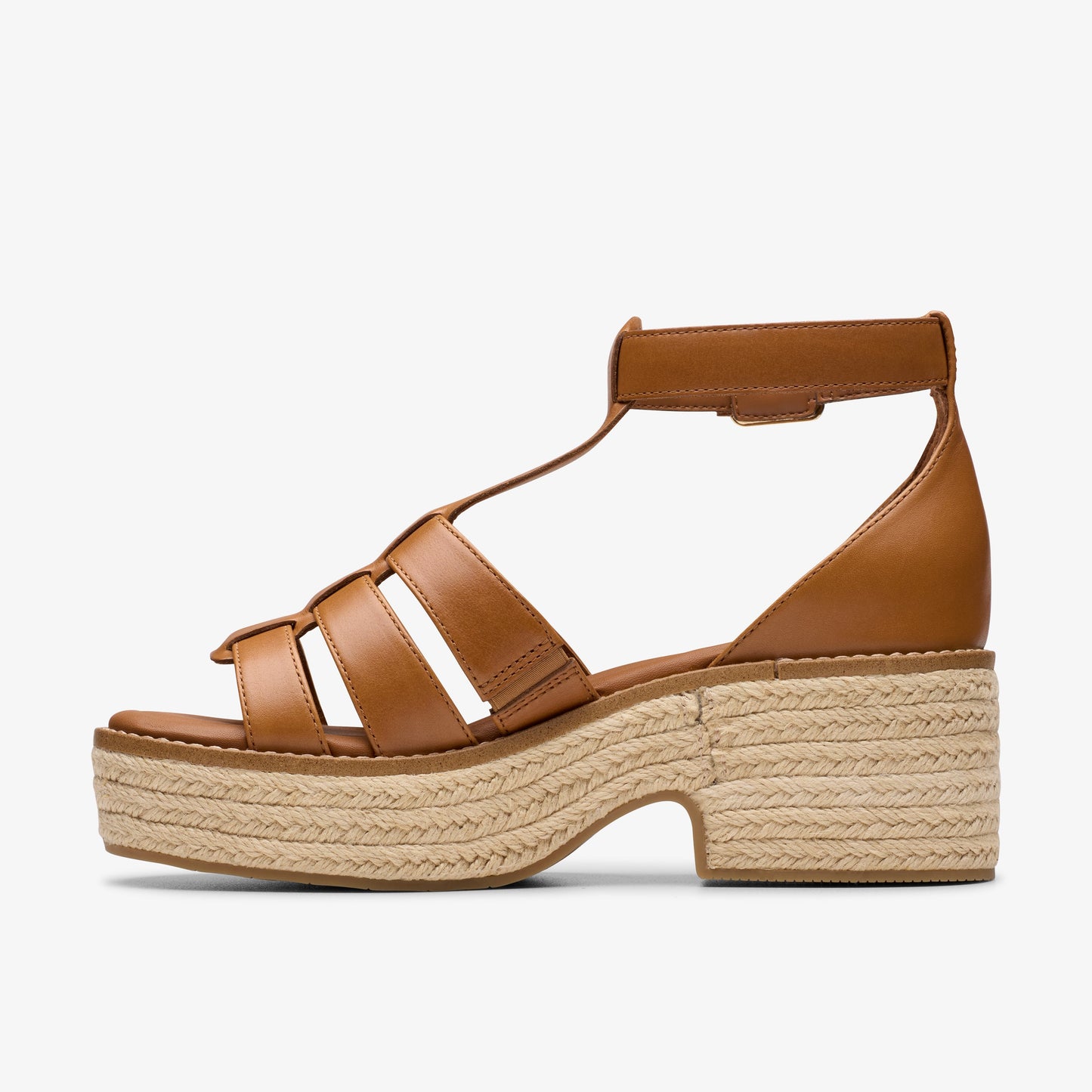 Sandalias De La Marca Clarks Para Mujer Modelo Coledale Sun Tan Leather