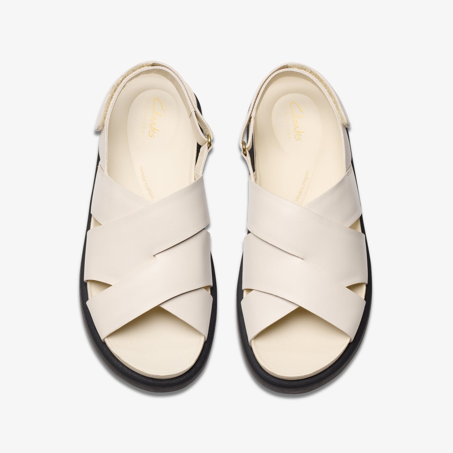Sandalias De La Marca Clarks Para Mujer Modelo Aristella Sun Cream Leather En Color Beige