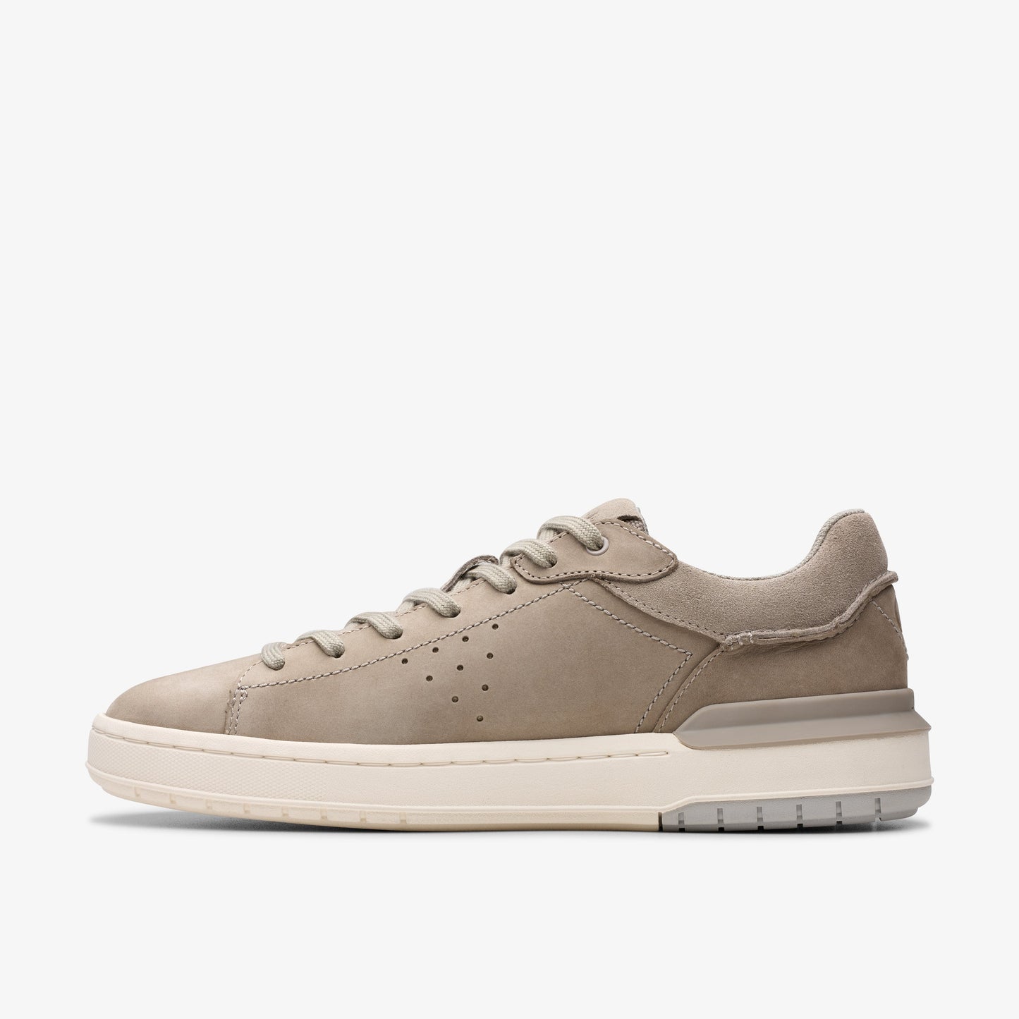 Sneakers De La Marca Clarks Para Hombre Modelo Courtlite2 Run Grey Nubuck En Color Gris