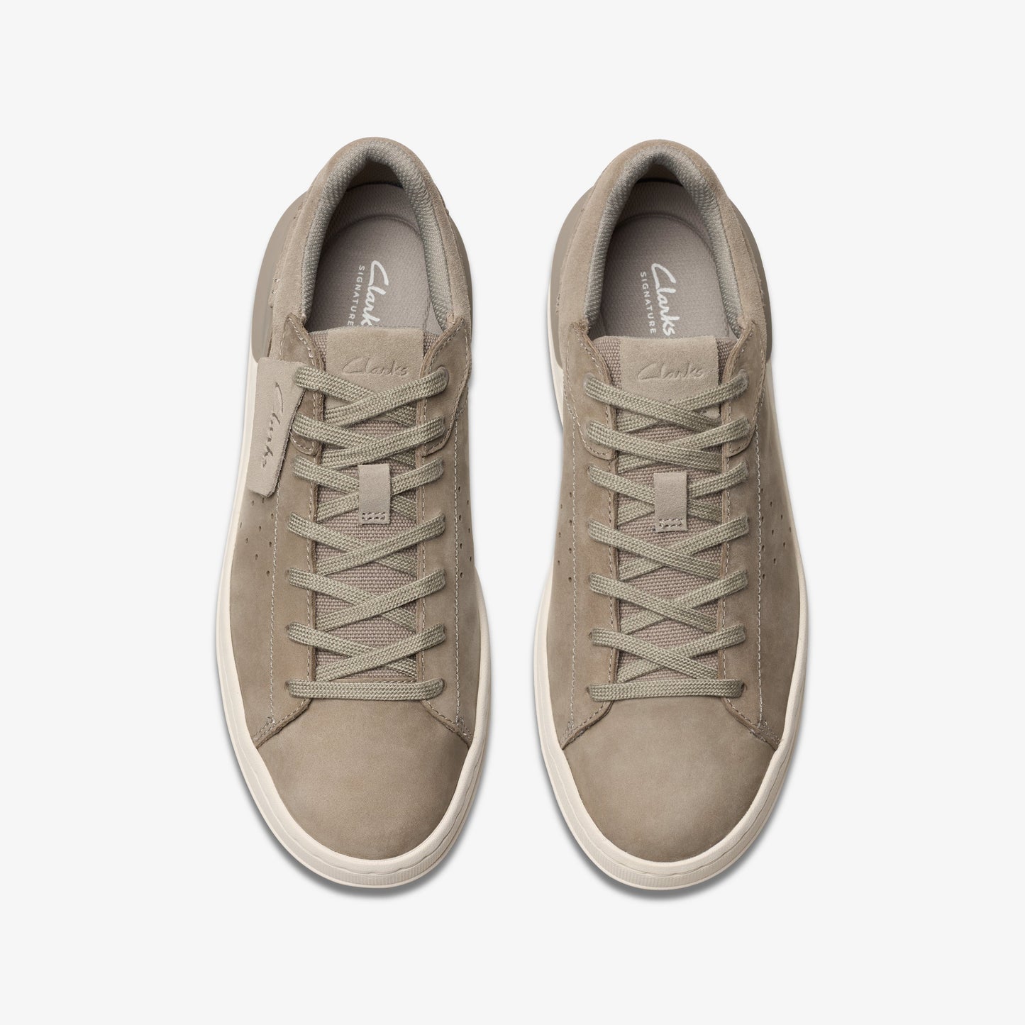 Sneakers De La Marca Clarks Para Hombre Modelo Courtlite2 Run Grey Nubuck En Color Gris