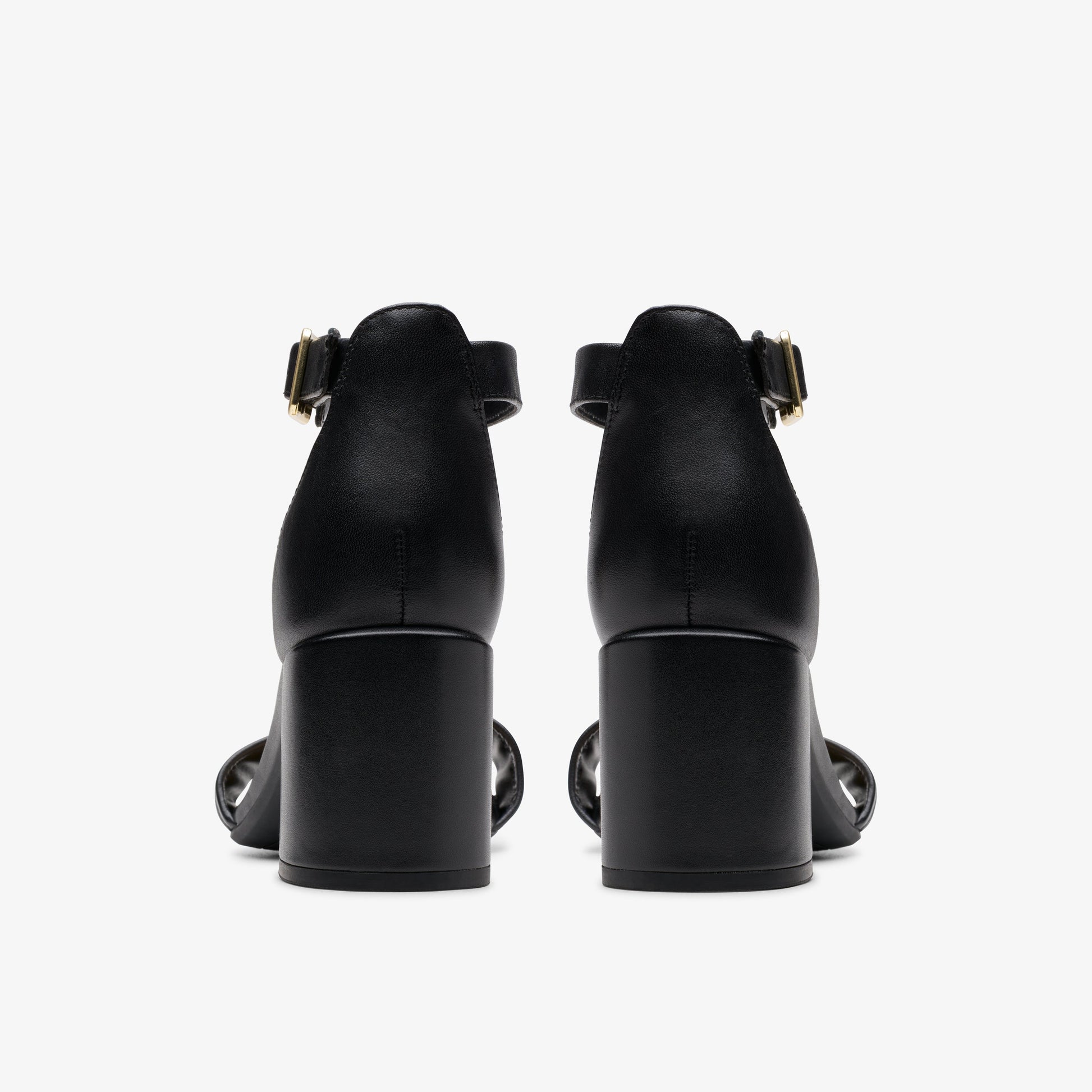 Sandalias De La Marca Clarks  Para Mujer Modelo Ezoria Mae Black Leather En Color Negro