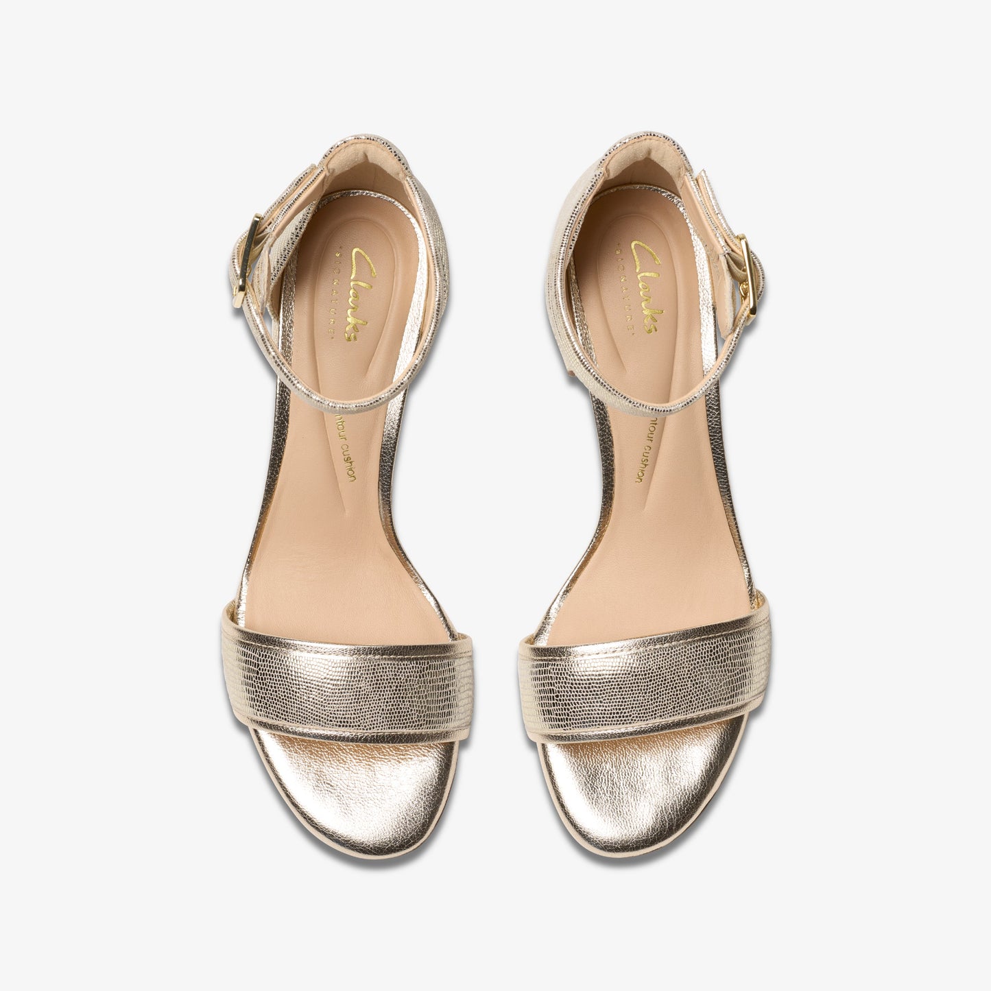 Sandalias De La Marca Clarks Para Mujer Modelo Ezoria Mae Champagne Int