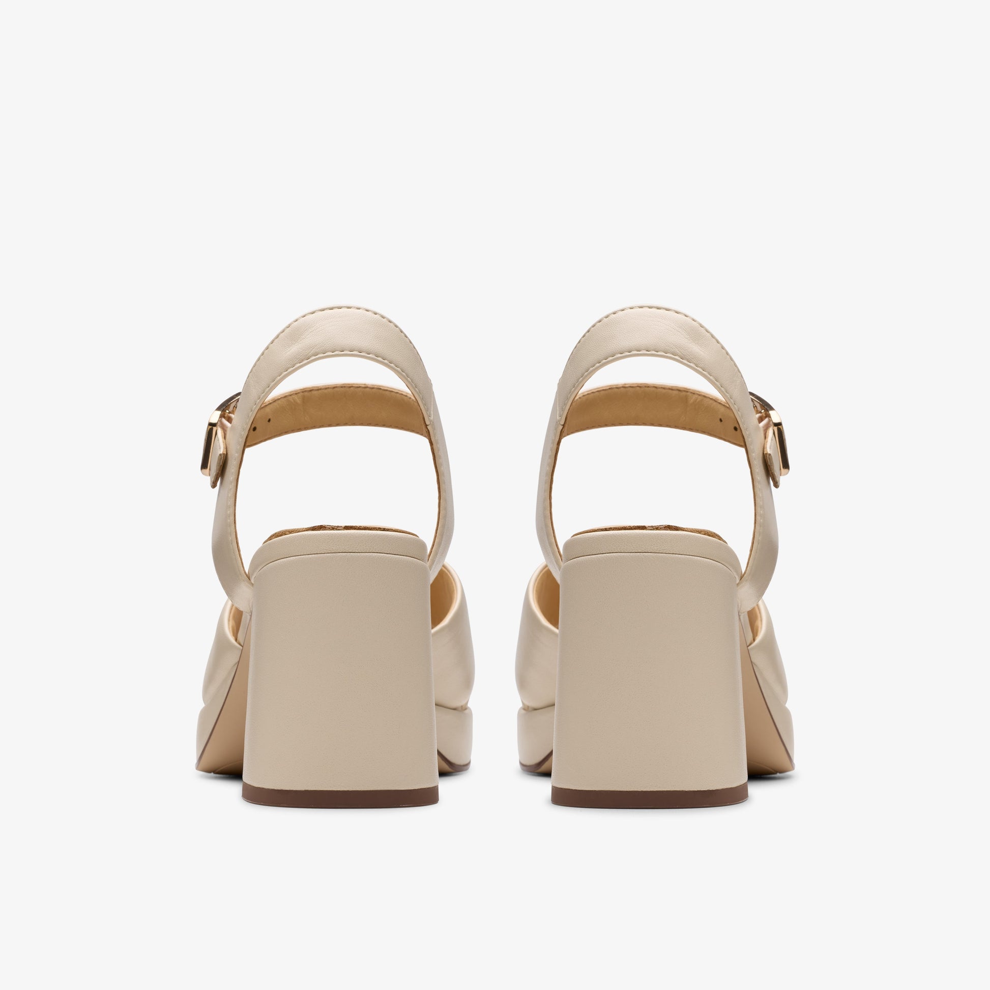 Sandalias De La Marca Clarks  Para Mujer Modelo Ritzy75 Rae Cream Leather