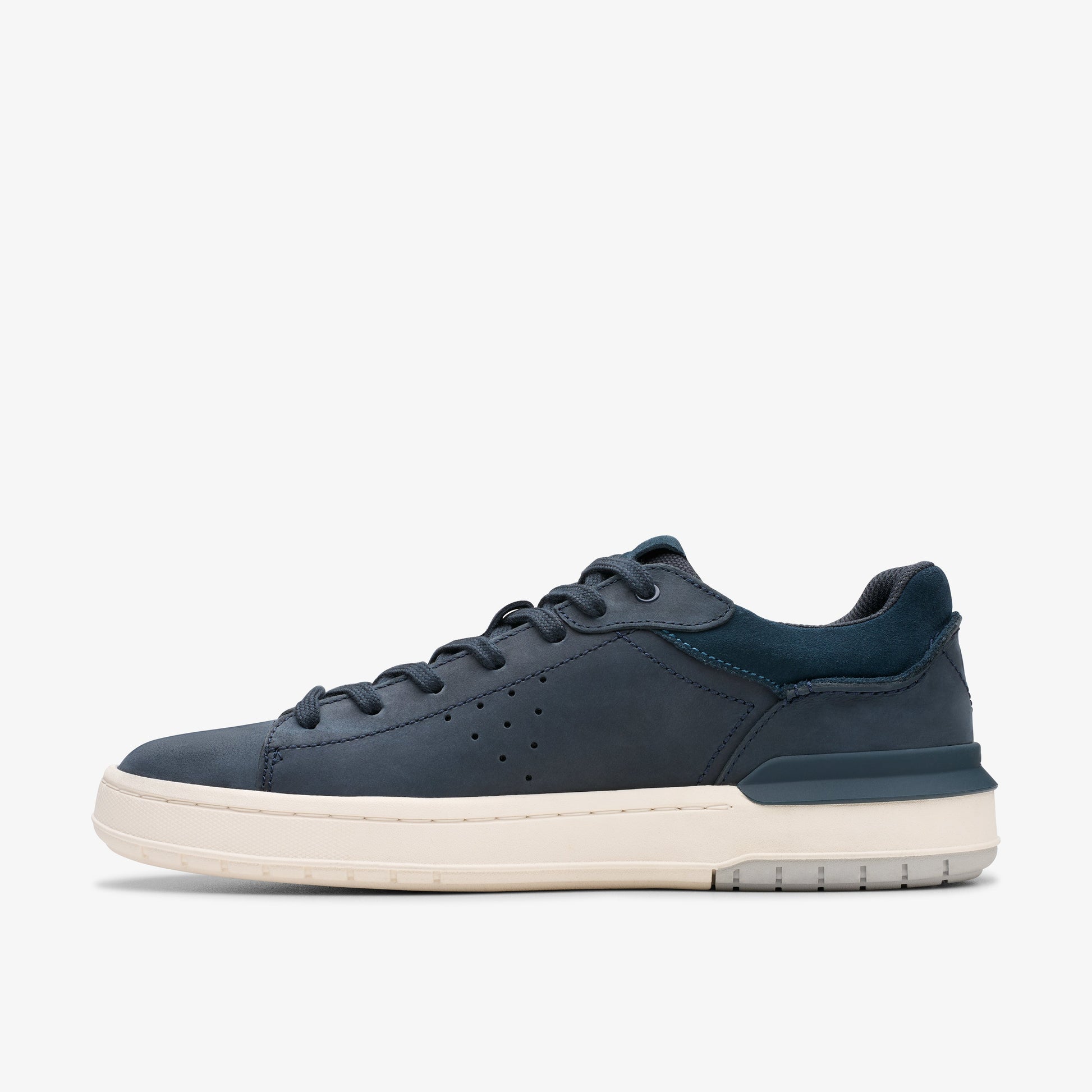 Sneakers De La Marca Clarks  Para Hombre Modelo Courtlite2 Run Navy Nubuck En Color Azul