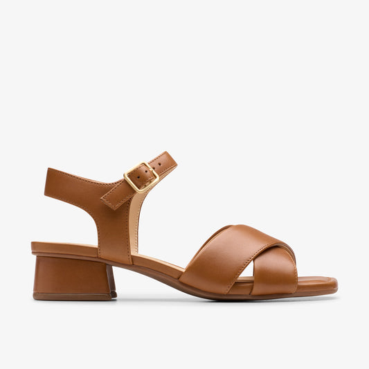 Sandalias De La Marca Clarks  Para Mujer Modelo Serina35 Cross Tan Leather