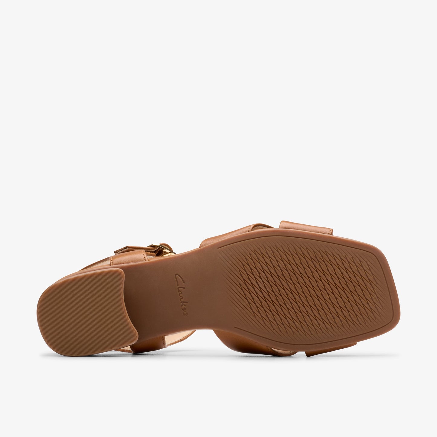 Sandalias De La Marca Clarks Para Mujer Modelo Serina35 Cross Tan Leather