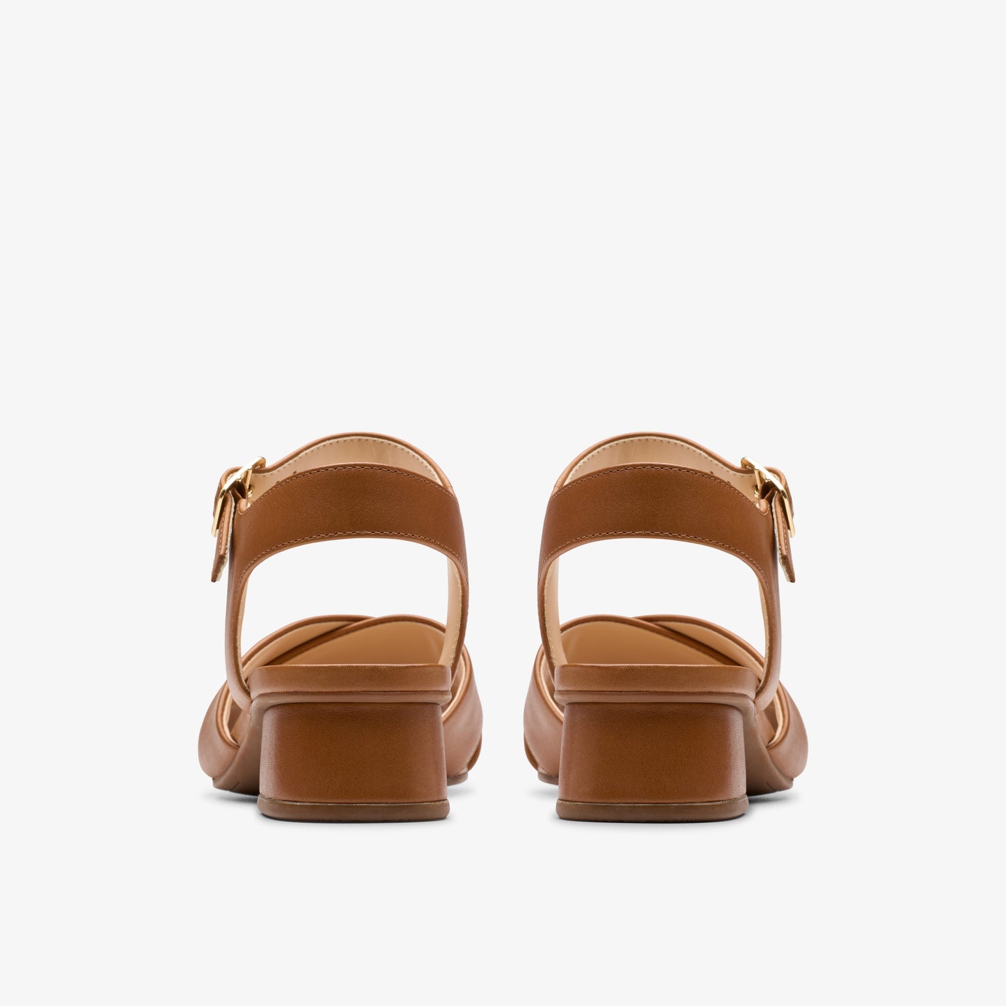 Sandalias De La Marca Clarks Para Mujer Modelo Serina35 Cross Tan Leather
