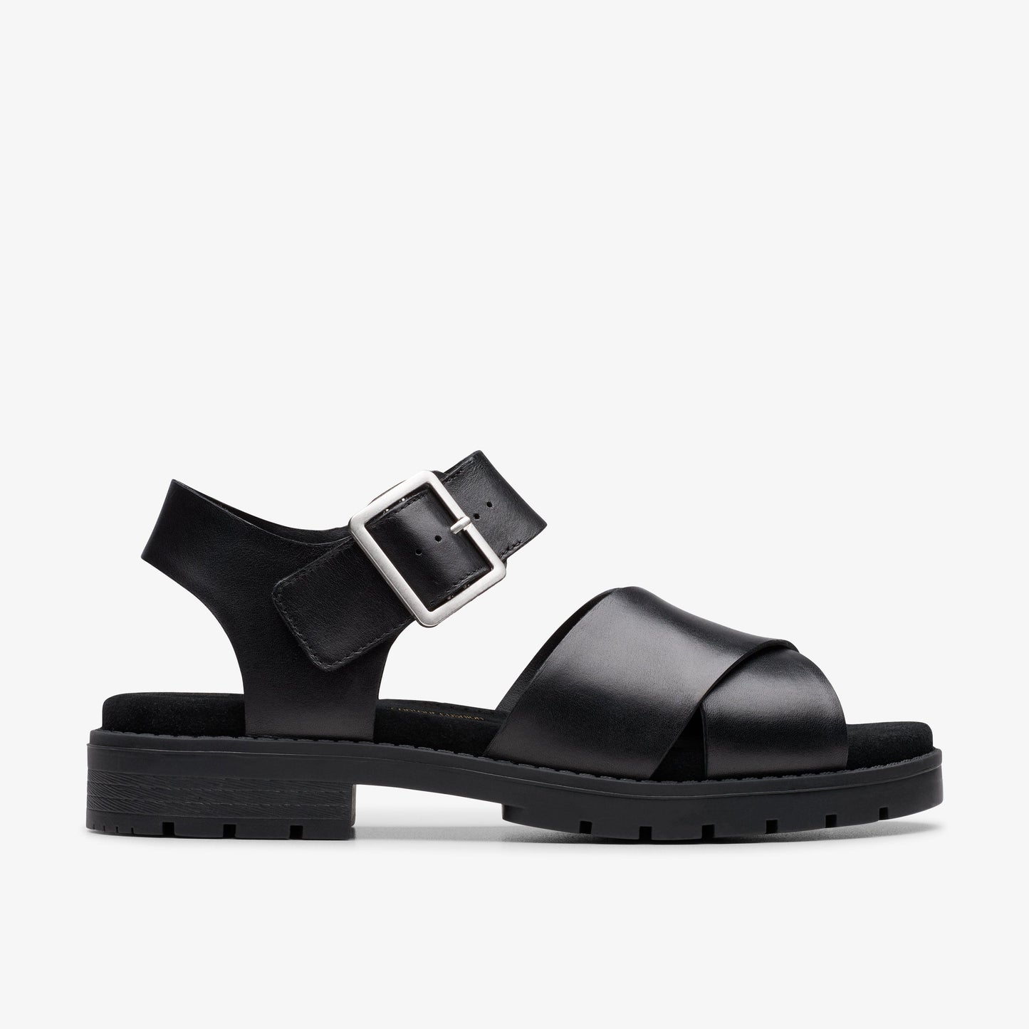 Sandalias De La Marca Clarks Para Mujer Modelo Orinoco Cross Black Leather