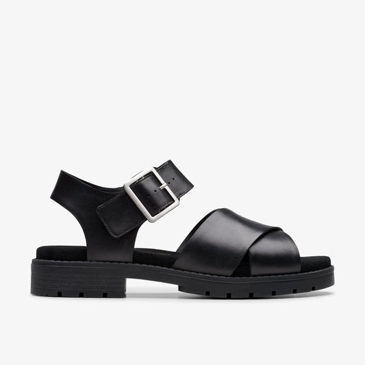 Sandalias De La Marca Clarks  Para Mujer Modelo Orinoco Cross Black Leather