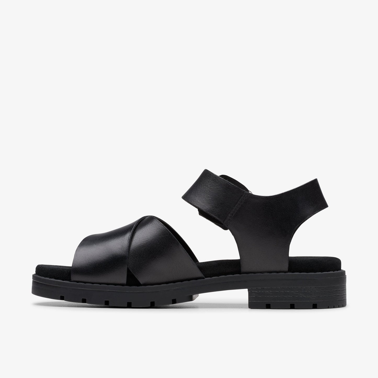 Sandalias De La Marca Clarks Para Mujer Modelo Orinoco Cross Black Leather