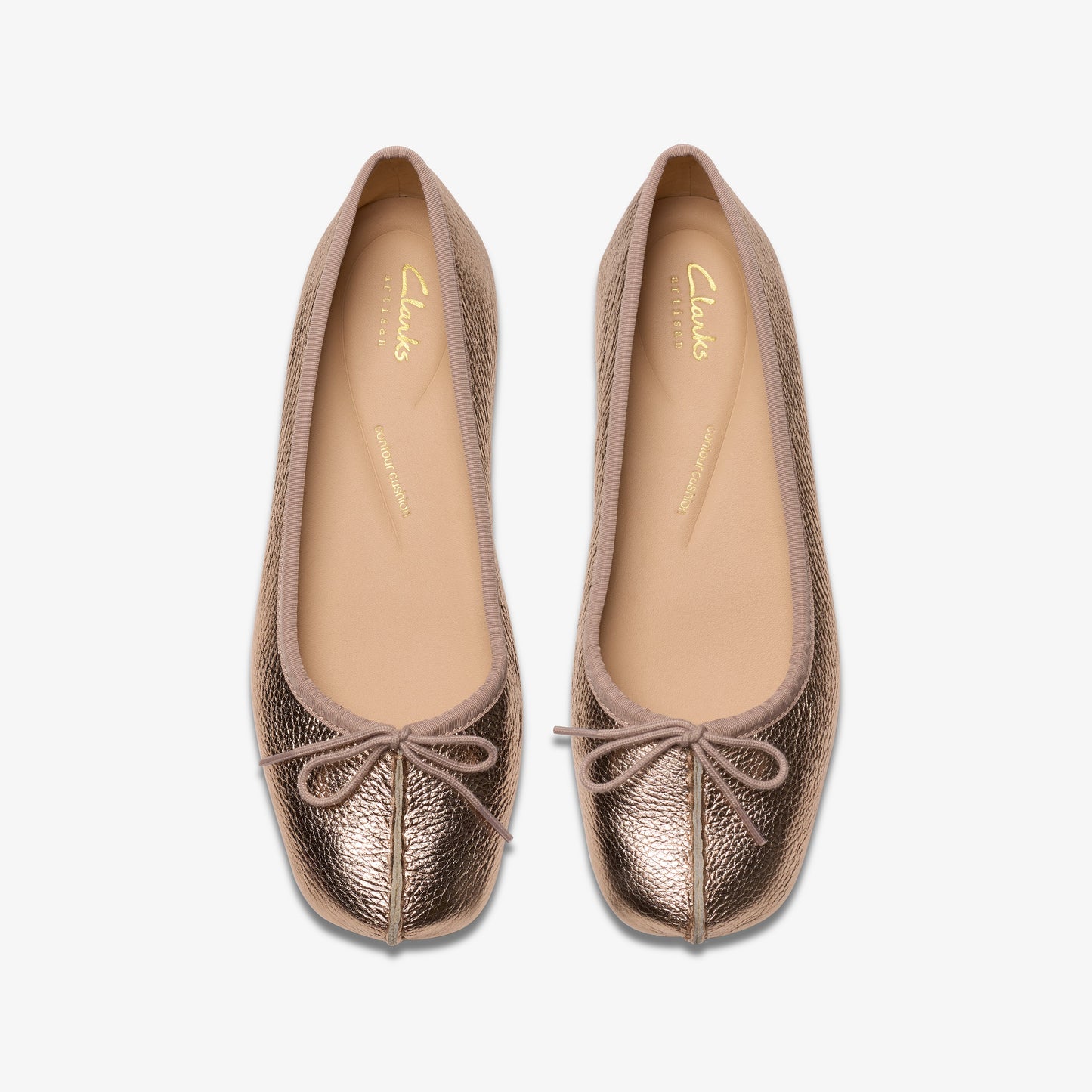 Zapatos Casual De La Marca Clarks Para Mujer Modelo Freckle Ice Copper Metallic