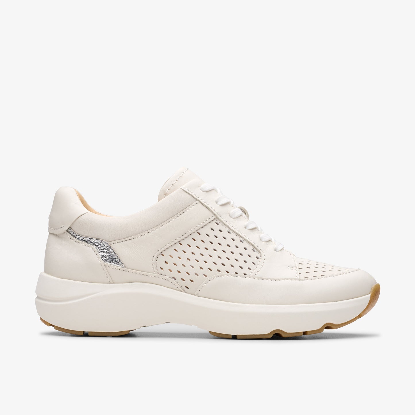 Zapatos Casual De La Marca Clarks Para Mujer Modelo Tivoli Walk Off White Combination