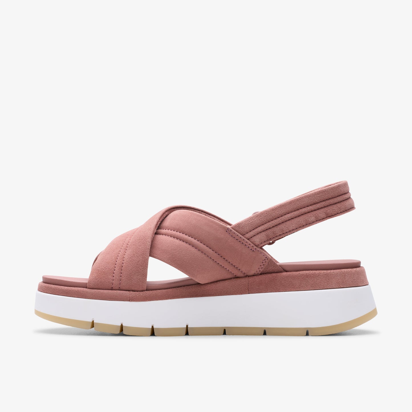 Sandalias De La Marca Clarks Para Mujer Modelo Tuscan Cross Mauve Suede