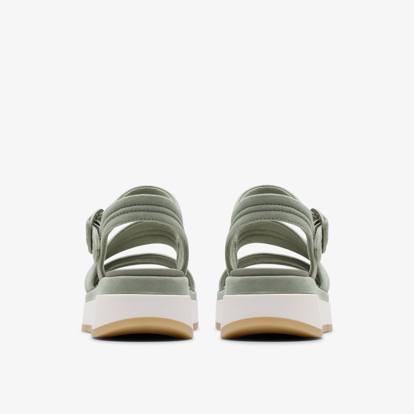 Sandalias De La Marca Clarks Para Mujer Modelo Tuscan Strap Light Green Suede