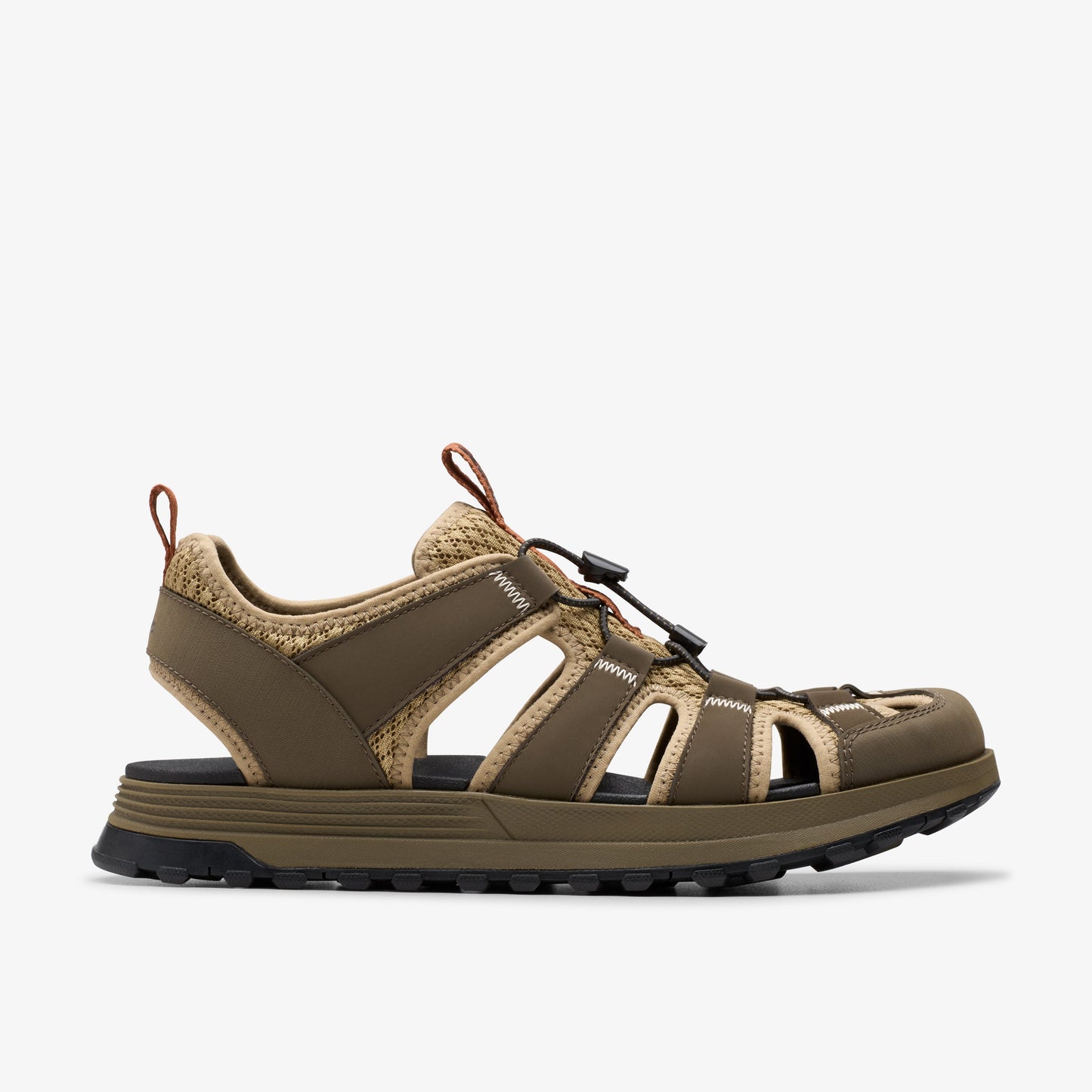 Sandalias De La Marca Clarks Para Hombre Modelo Atl Trek Wave Olive