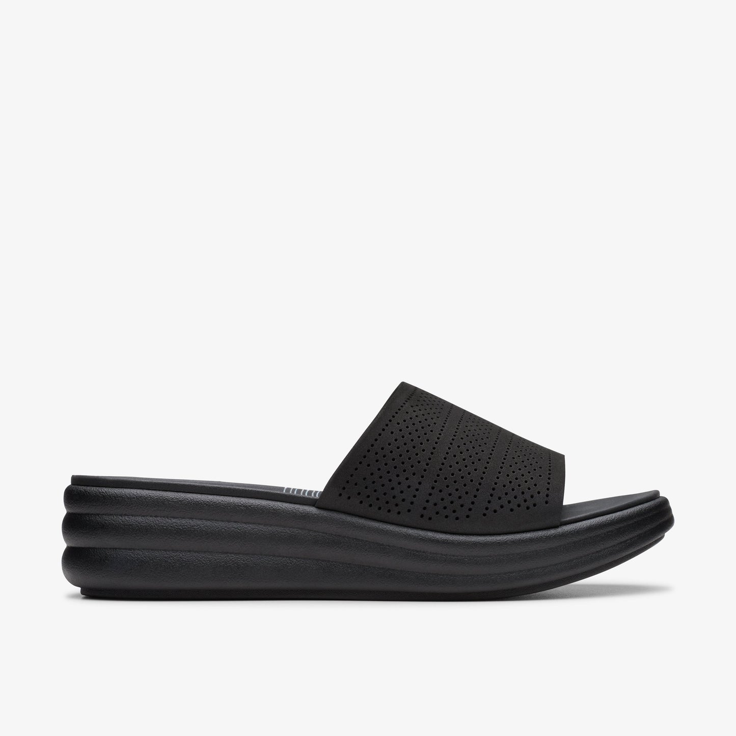 Sandalias De La Marca Clarks Para Mujer Modelo Drift Twist Black En Color Negro
