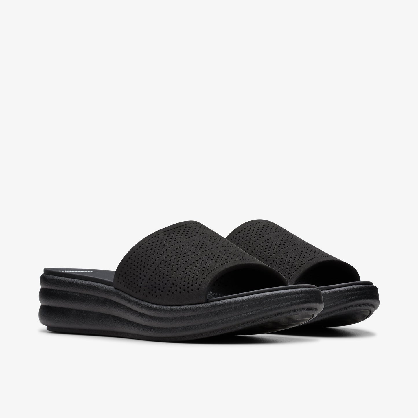 Sandalias De La Marca Clarks Para Mujer Modelo Drift Twist Black En Color Negro