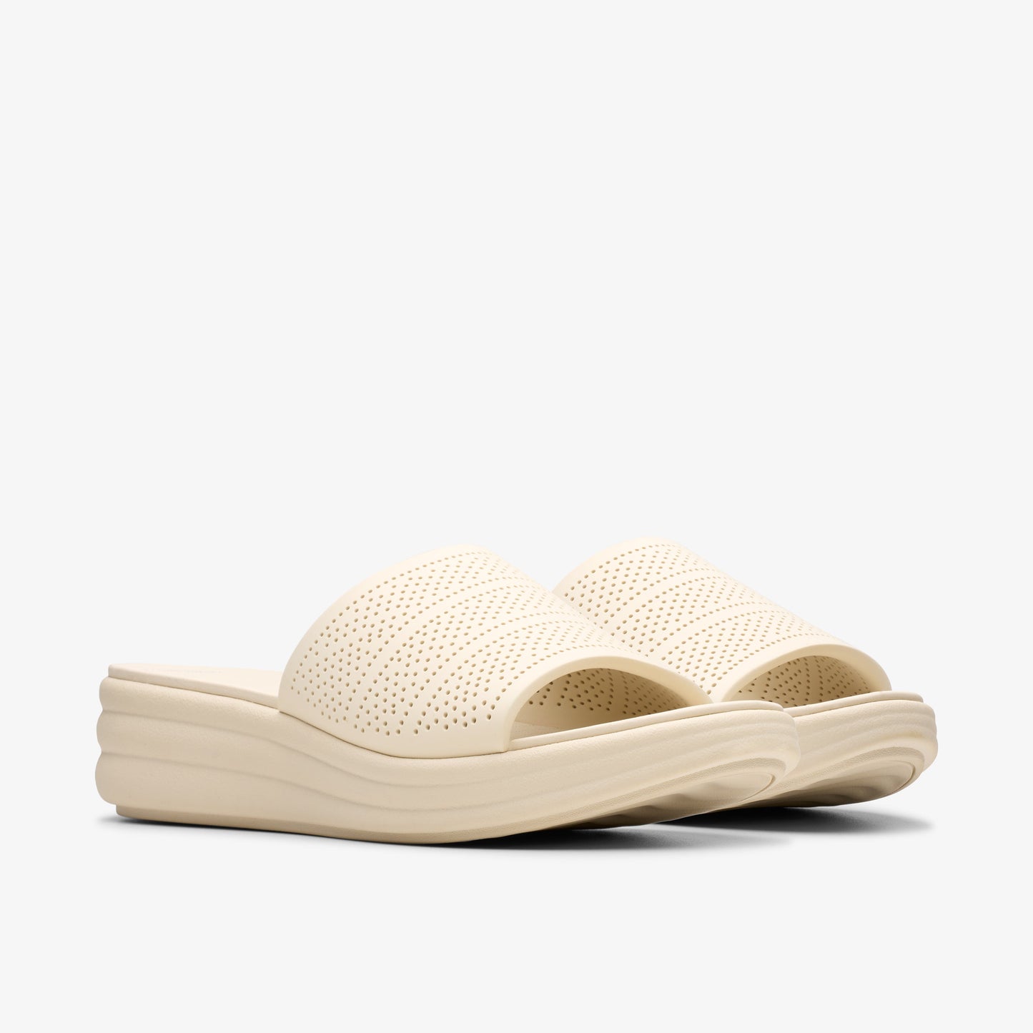 Sandalias De La Marca Clarks Para Mujer Modelo Drift Twist Cream En Color Blanco