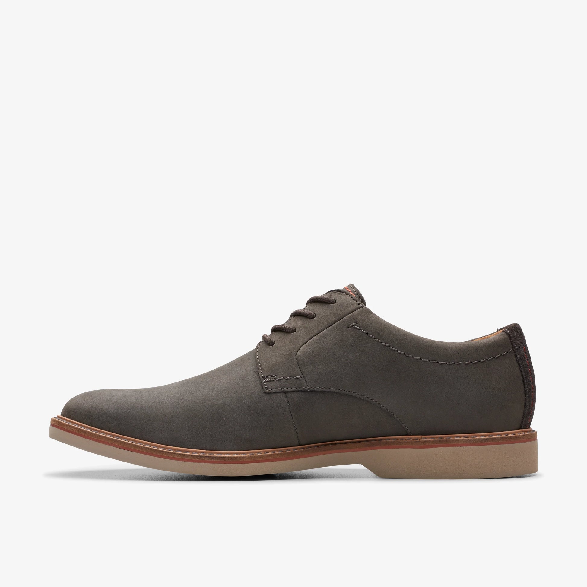 Zapatos Casual De La Marca Clarks  Para Hombre Modelo Atticus Ltlace Dark Grey Nubuck En Color Gris