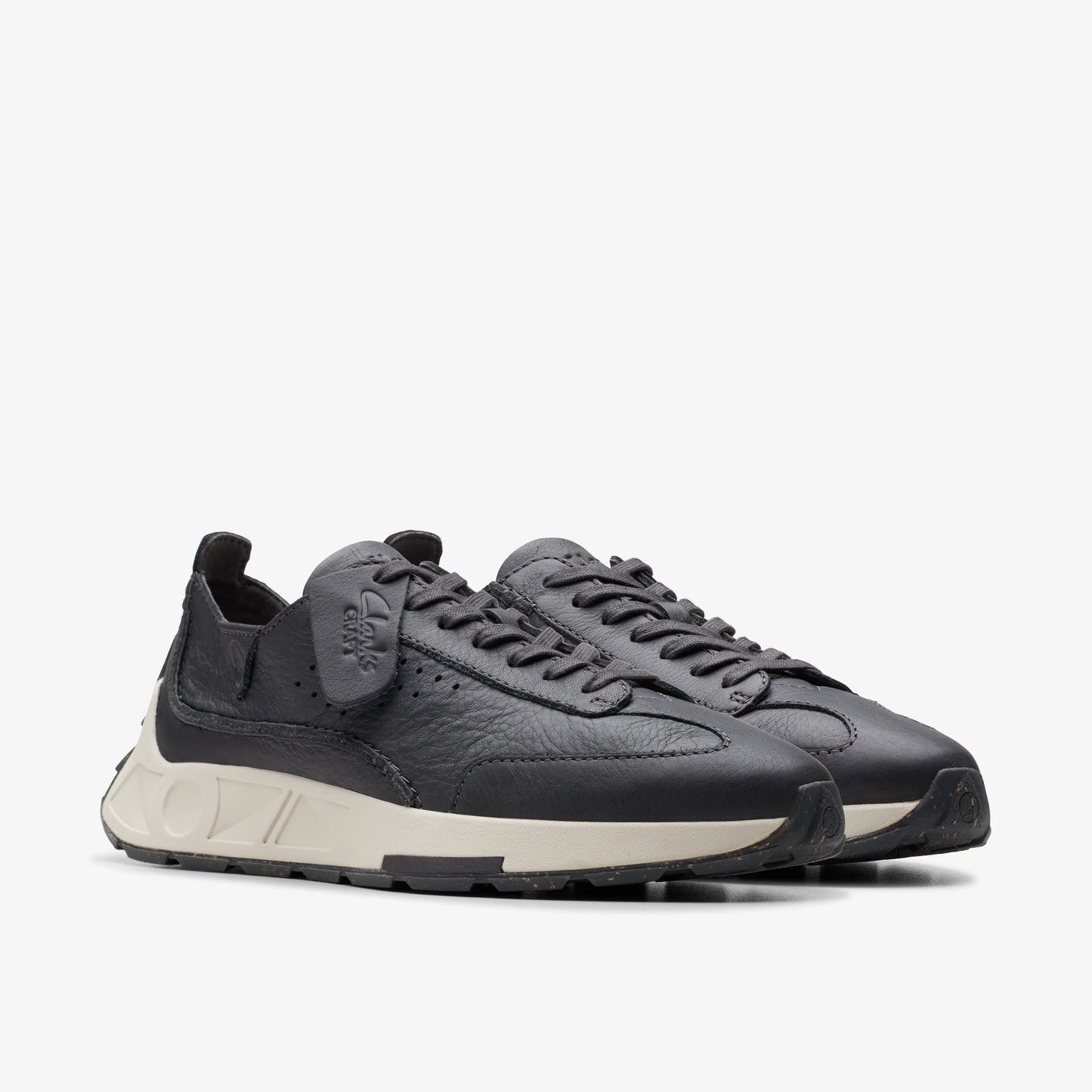 Sneakers De La Marca Clarks Para Hombre Modelo Craft Speed Dark Grey Lea En Color Gris