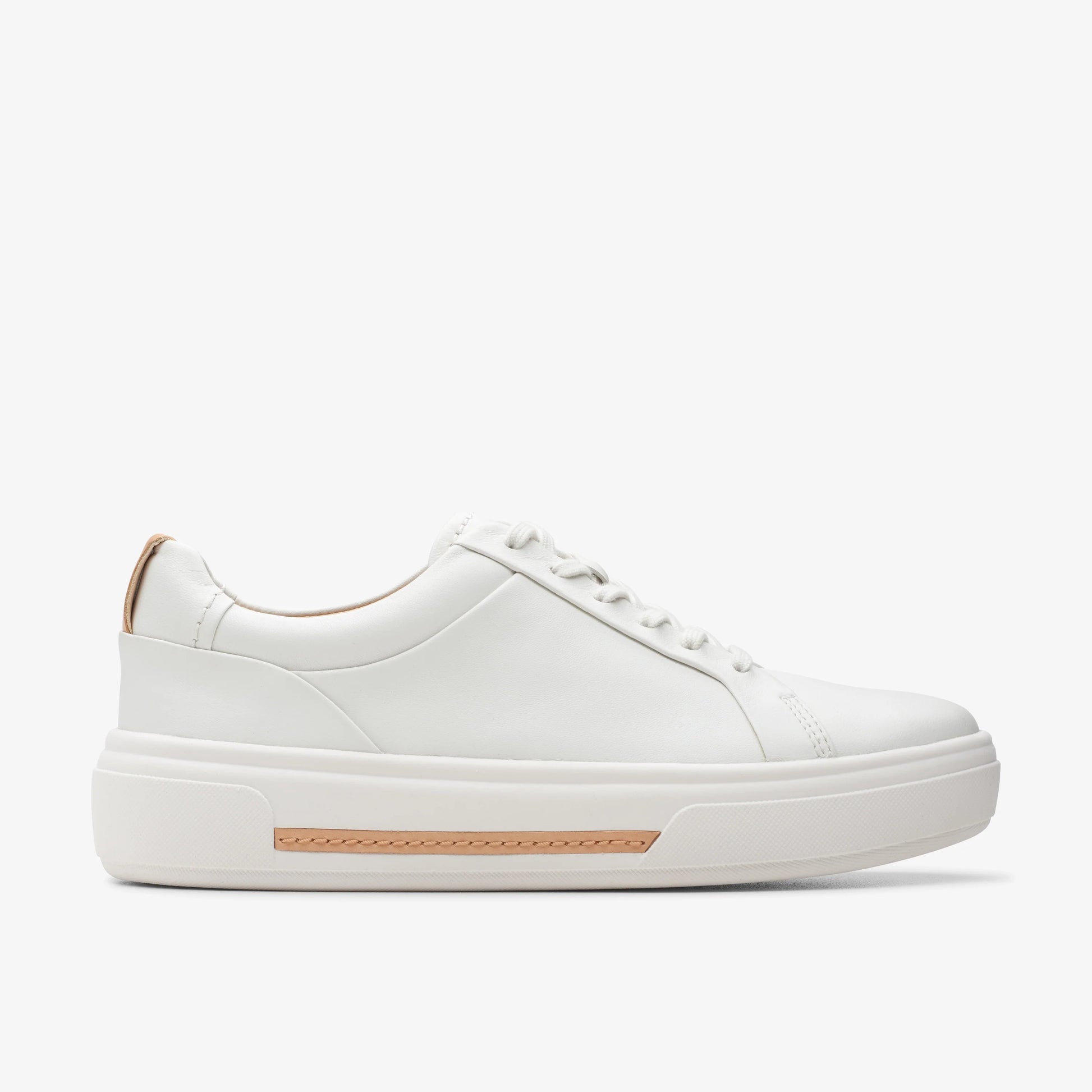 Sneakers De La Marca Clarks  Para Mujer Modelo Hollyhock Walk Off White Lea En Color Blanco