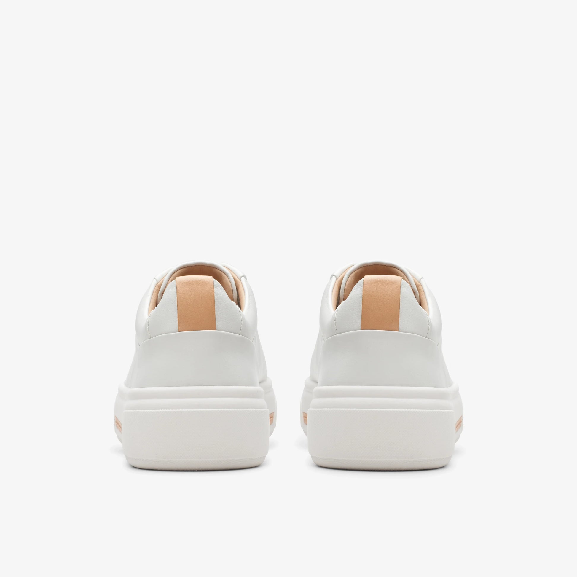 Sneakers De La Marca Clarks  Para Mujer Modelo Hollyhock Walk Off White Lea En Color Blanco