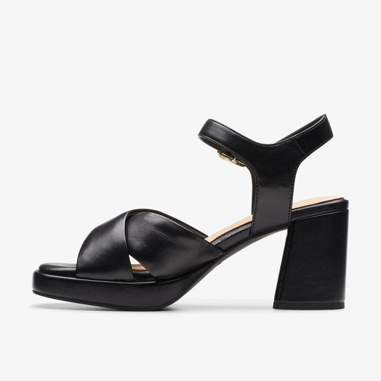 Sandalias De La Marca Clarks  Para Mujer Modelo Ritzy75 Rae Black Leather