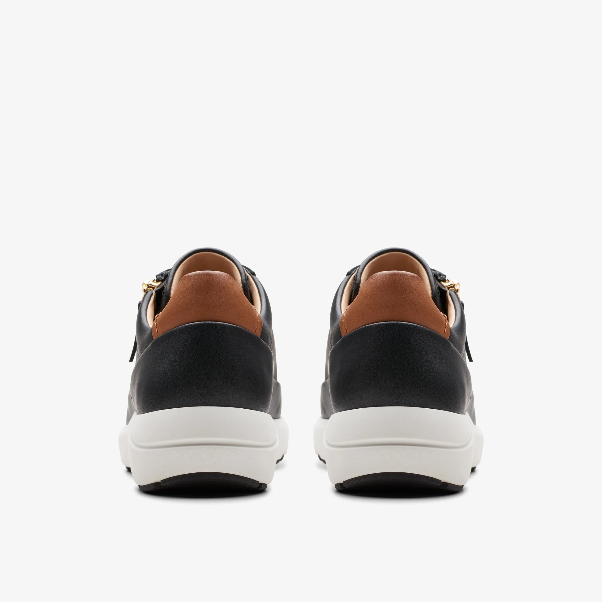 Sneakers De La Marca Clarks  Para Mujer Modelo Tivoli Zip Black Leather En Color Negro