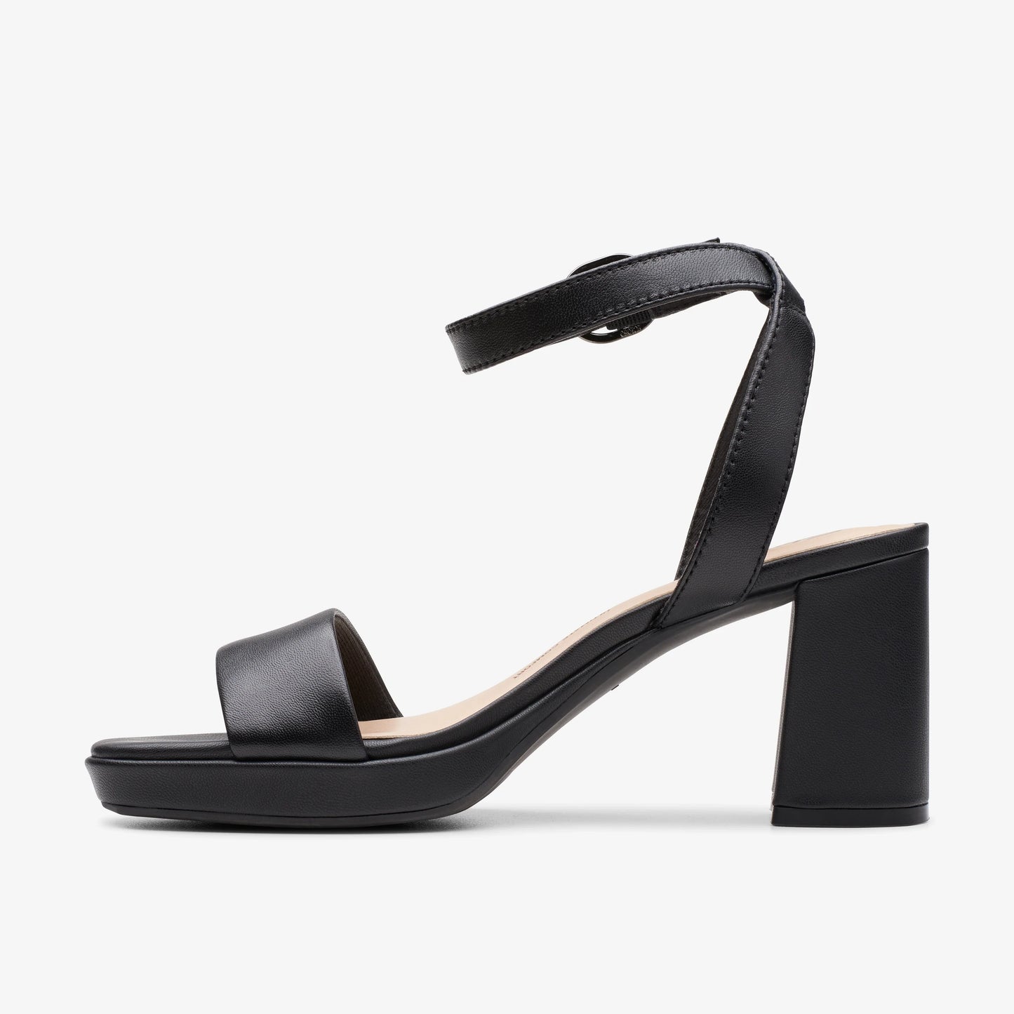 Sandalias De La Marca Clarks Para Mujer Modelo Ambyrlyn Bay Black Leather En Color Negro