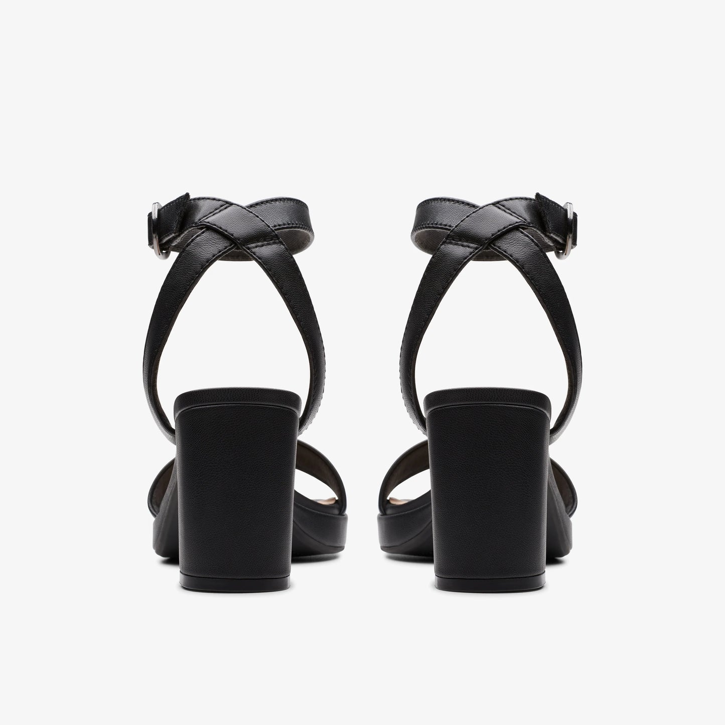 Sandalias De La Marca Clarks Para Mujer Modelo Ambyrlyn Bay Black Leather En Color Negro