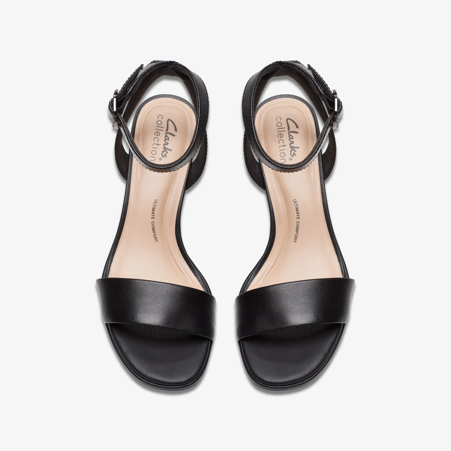 Sandalias De La Marca Clarks Para Mujer Modelo Ambyrlyn Bay Black Leather En Color Negro