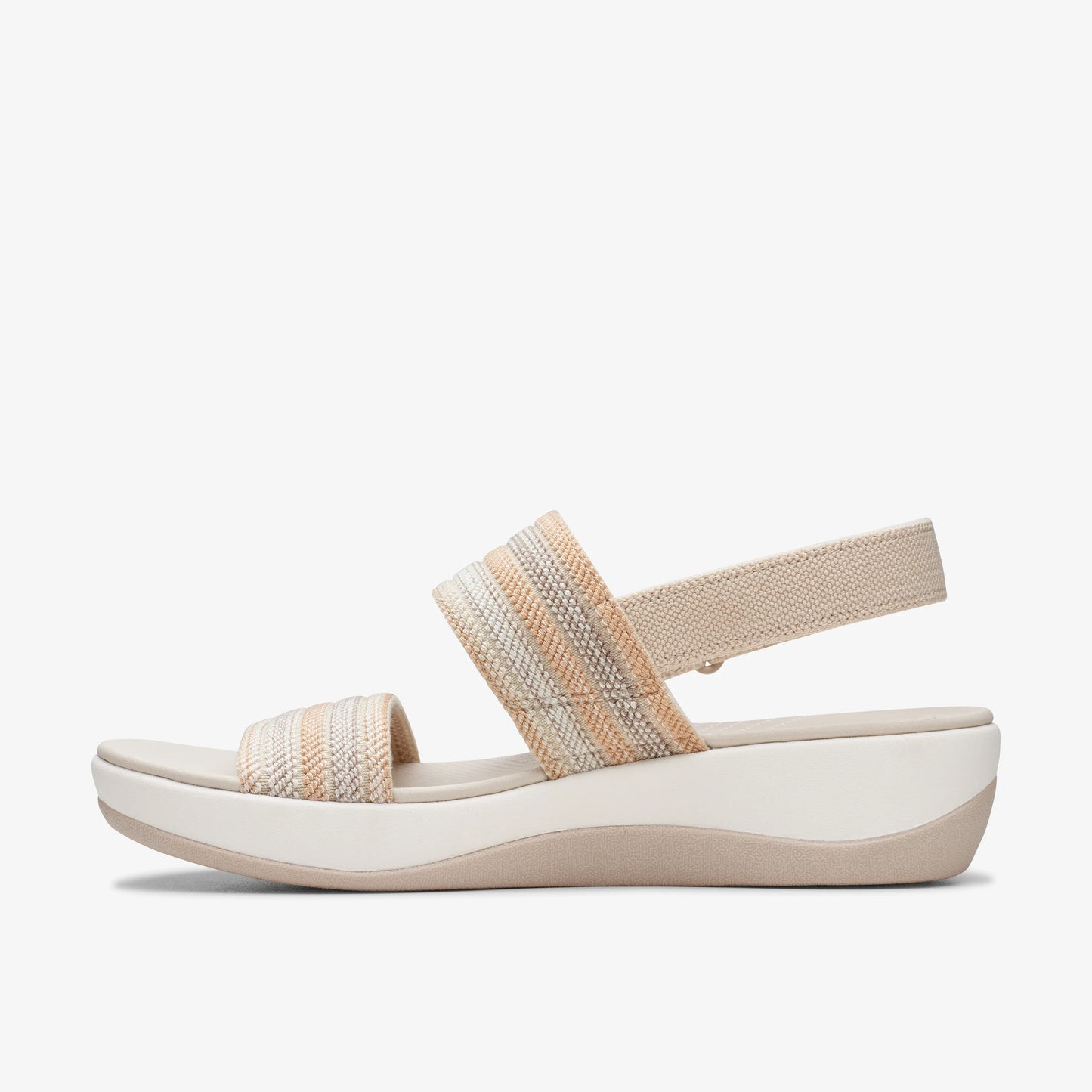 Sandalias De La Marca Clarks Para Mujer Modelo Arla Stroll Beige Combi En Color Beige