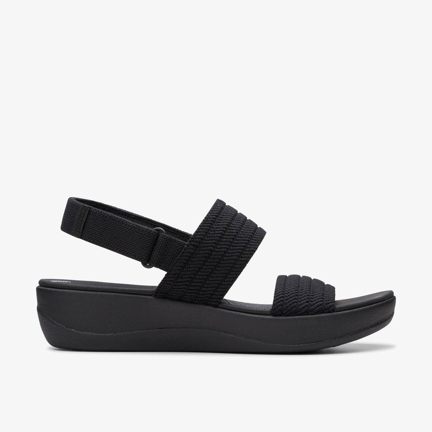 Sandalias De La Marca Clarks Para Mujer Modelo Arla Stroll Black En Color Negro